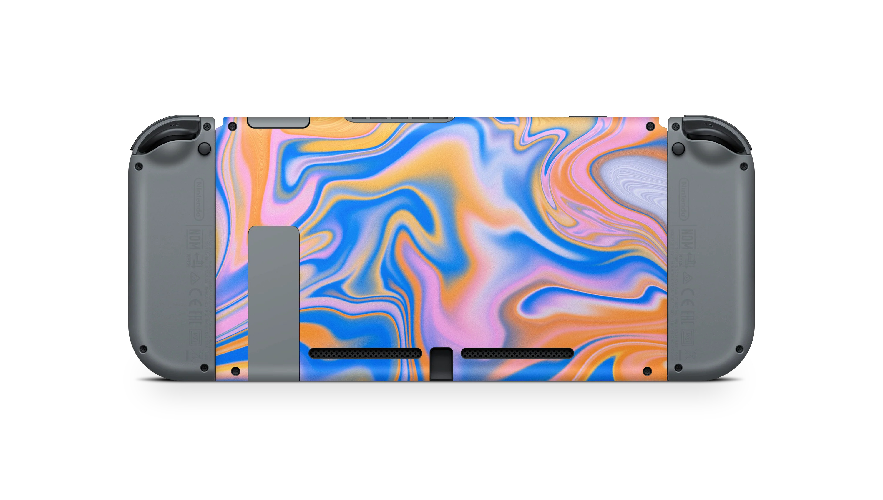 Nintendo Switch 2017 Skin Blue Liquid - Image 3