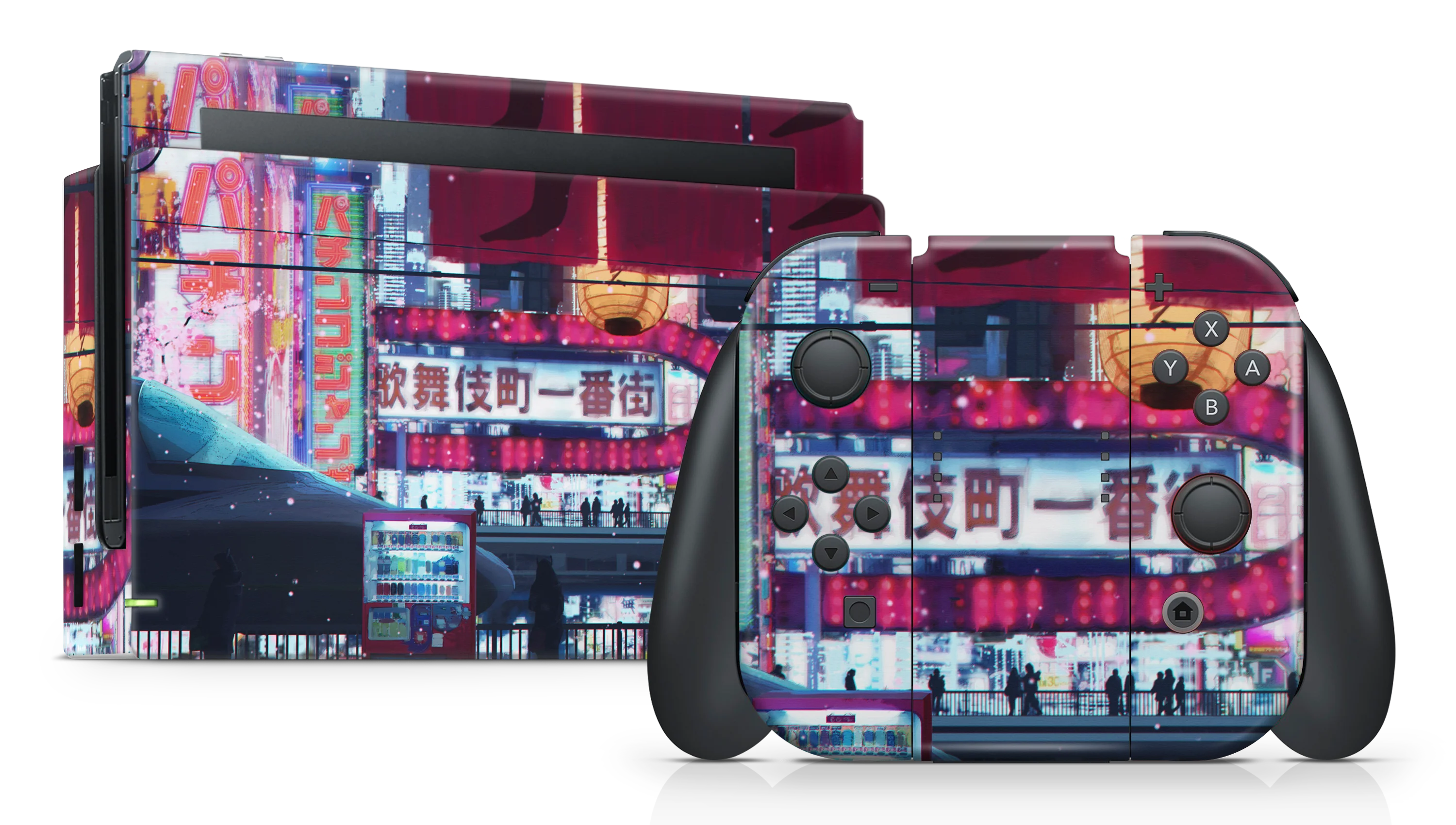 Nintendo Switch 2017 Skin Cyberpunk Streets
