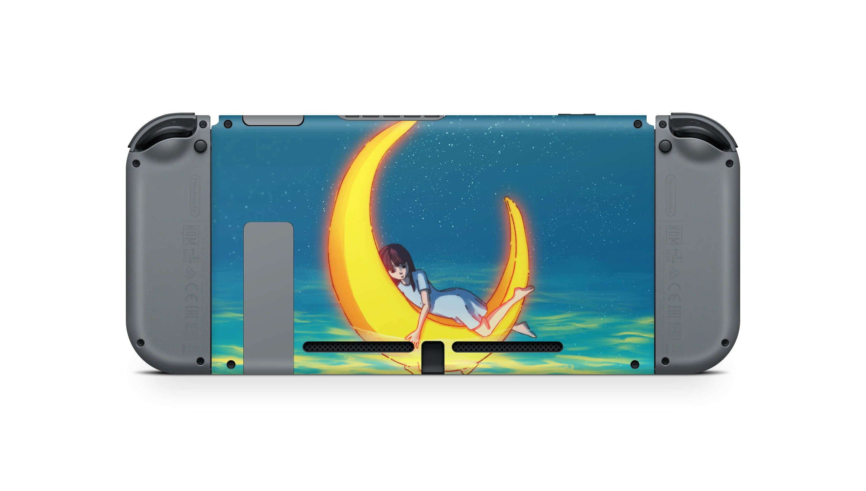 Nintendo Switch 2017 Skin Girl on the Moon - Image 3