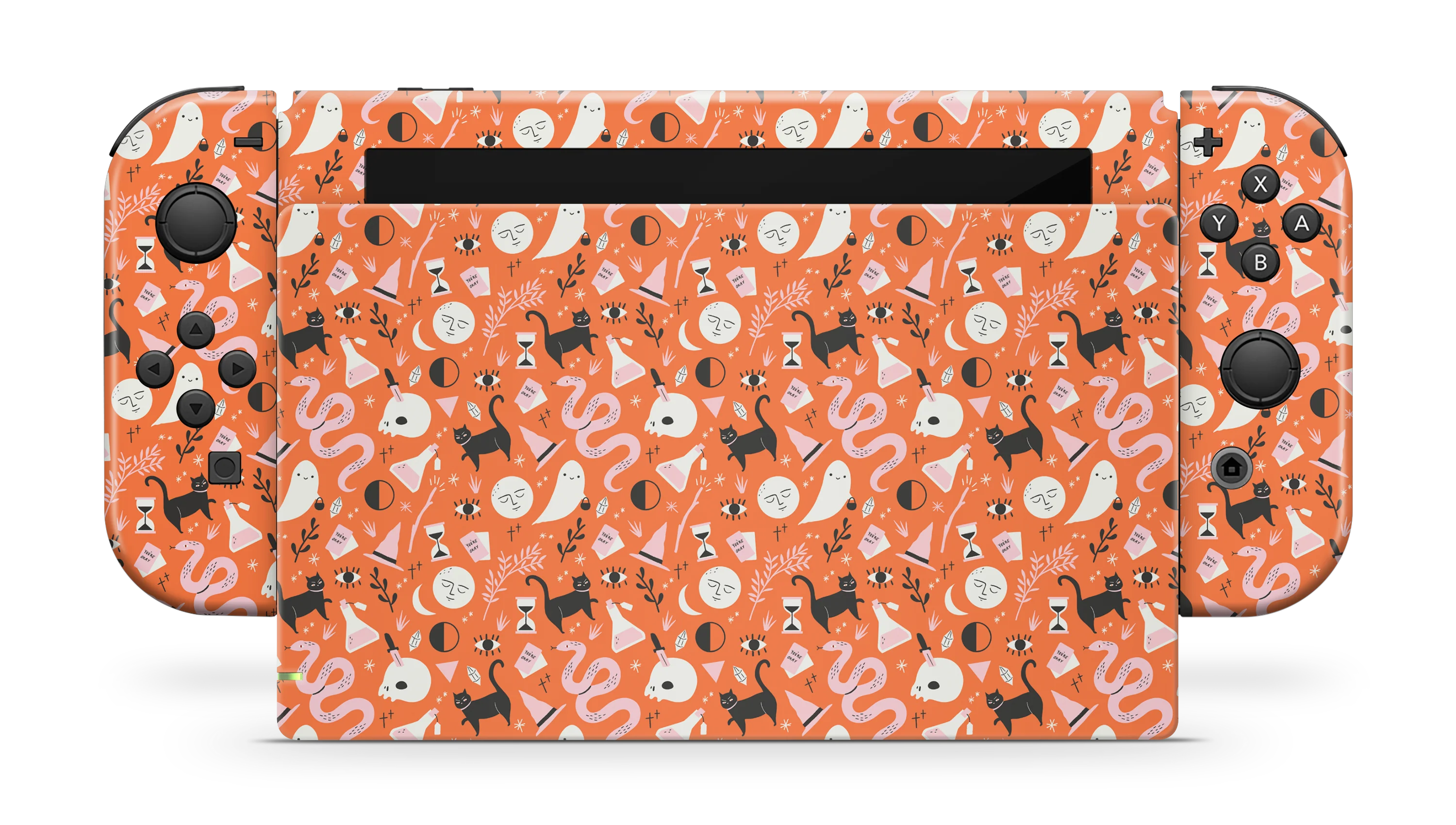 Nintendo Switch 2017 Skin Halloween Pattern - Image 2
