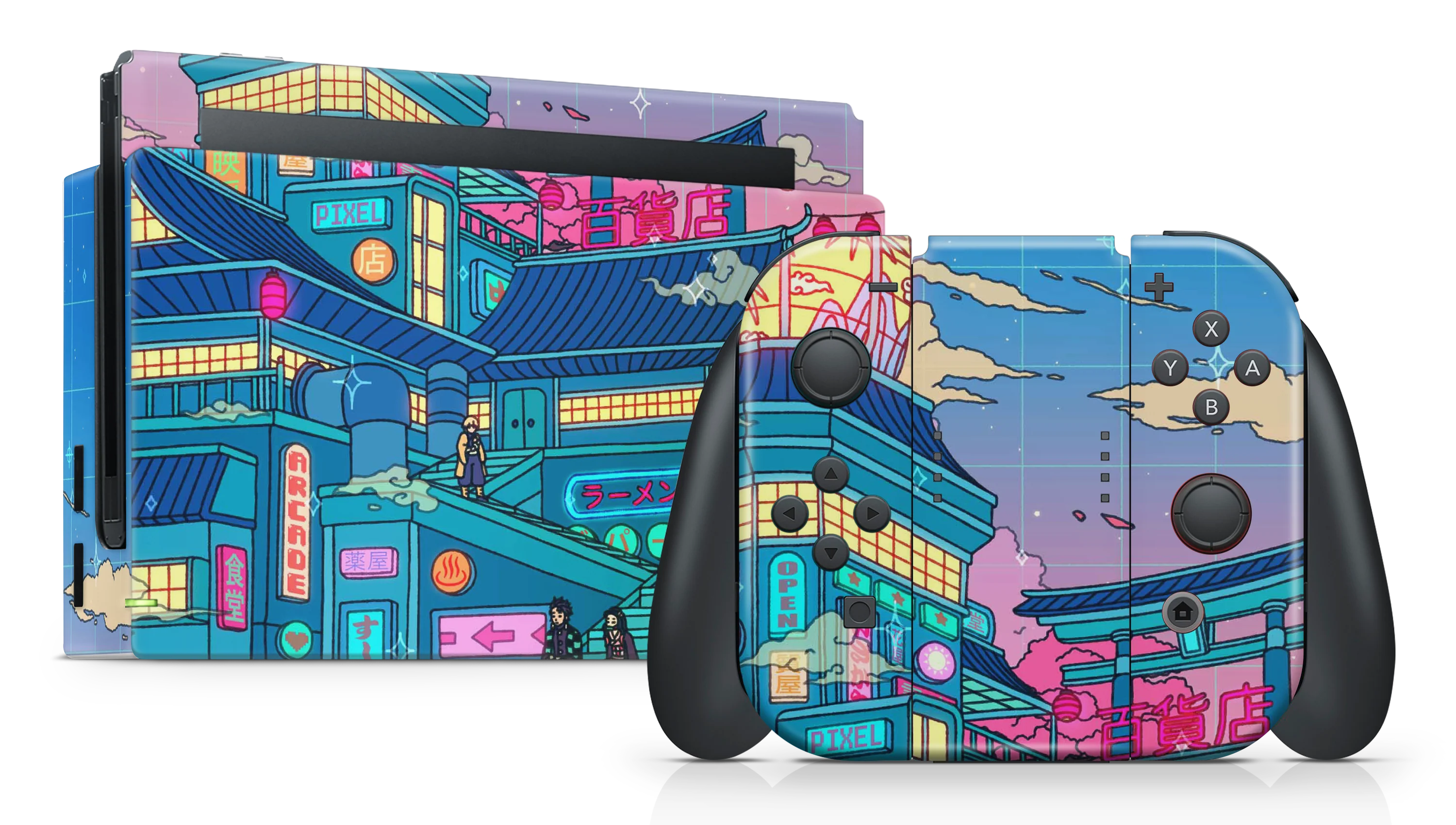 Nintendo Switch 2017 Skin Lantern Festival