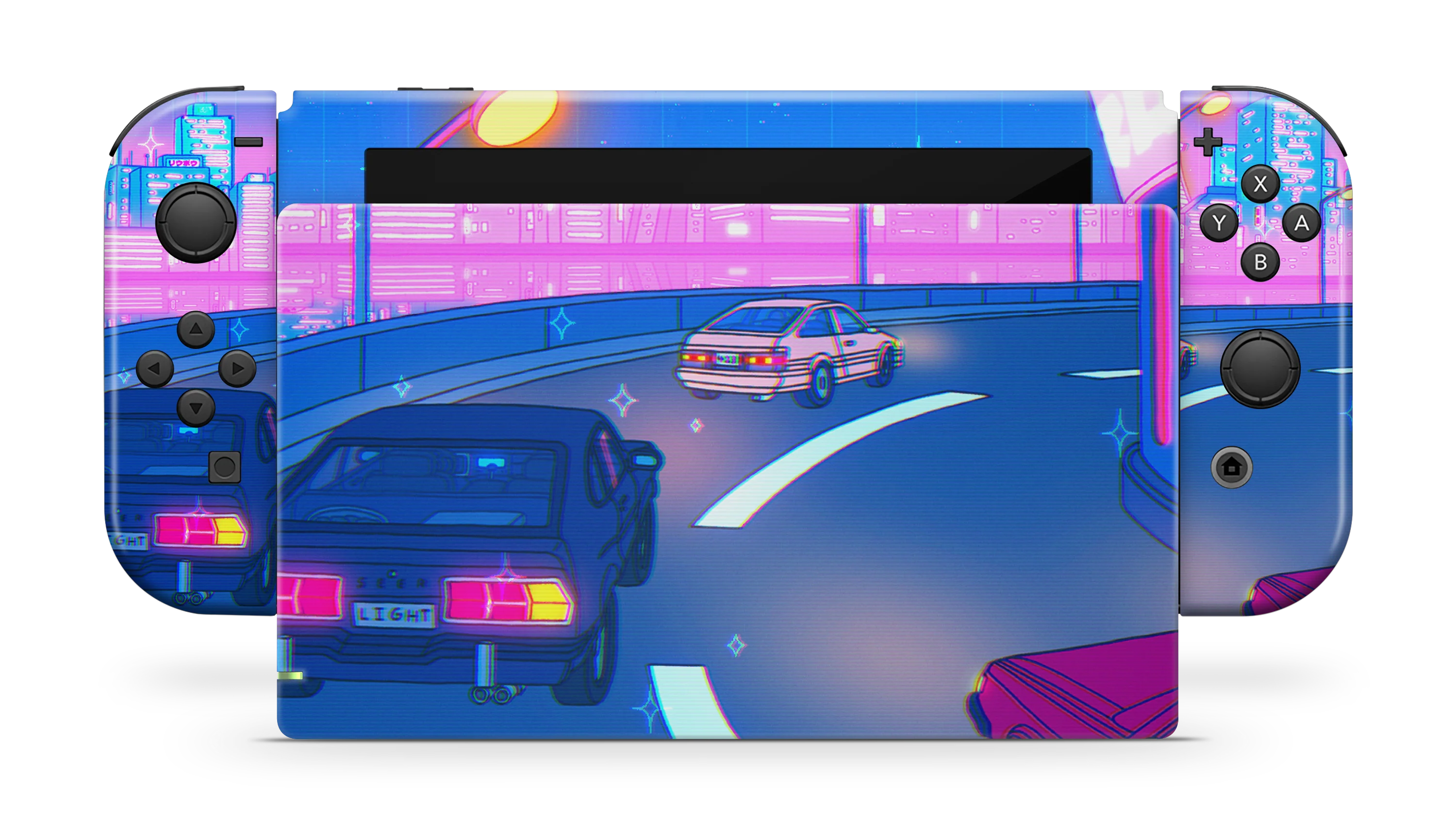Nintendo Switch 2017 Skin Late Night Drive - Image 2