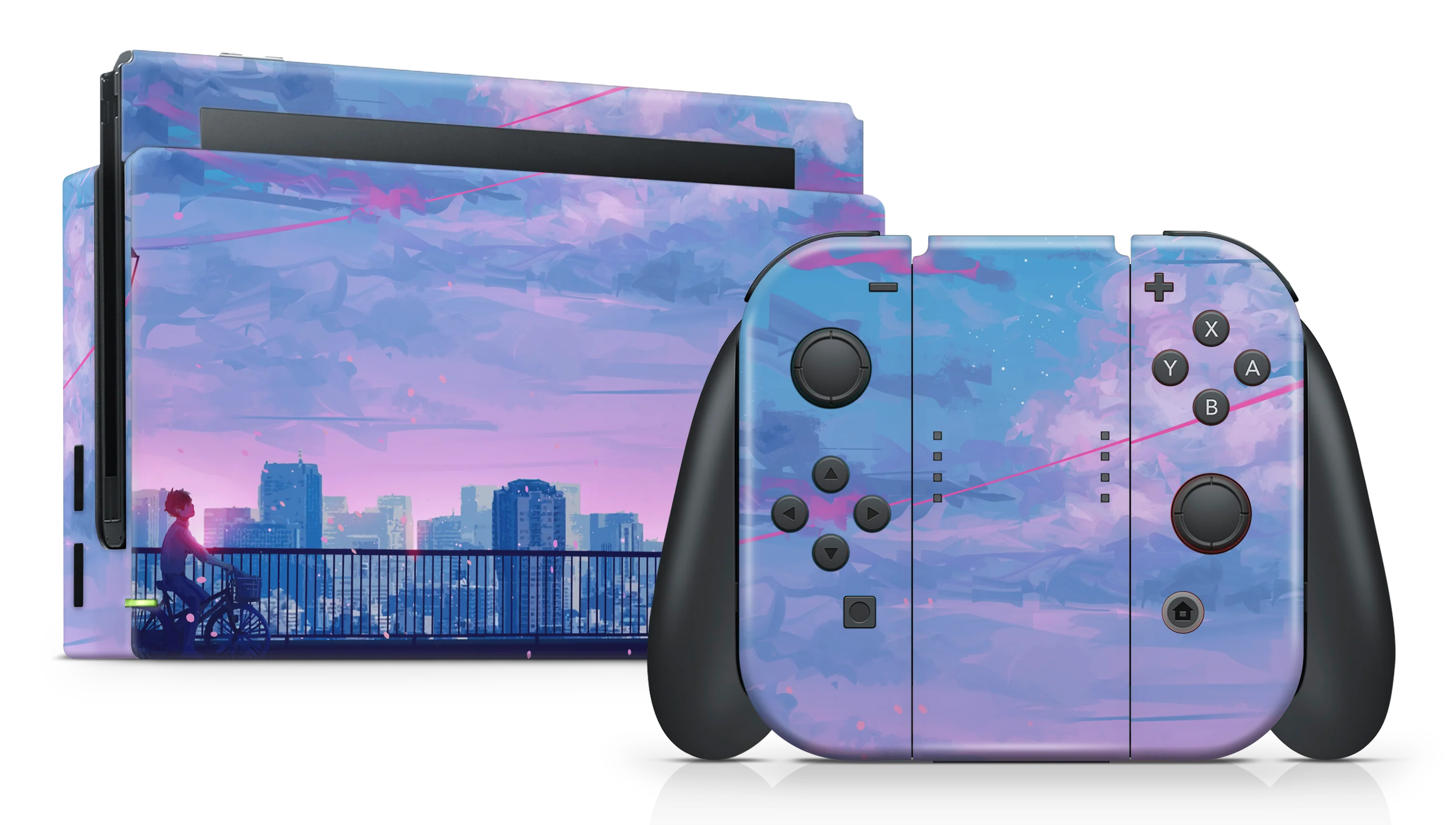 Nintendo Switch 2017 Skin Let's Go Home