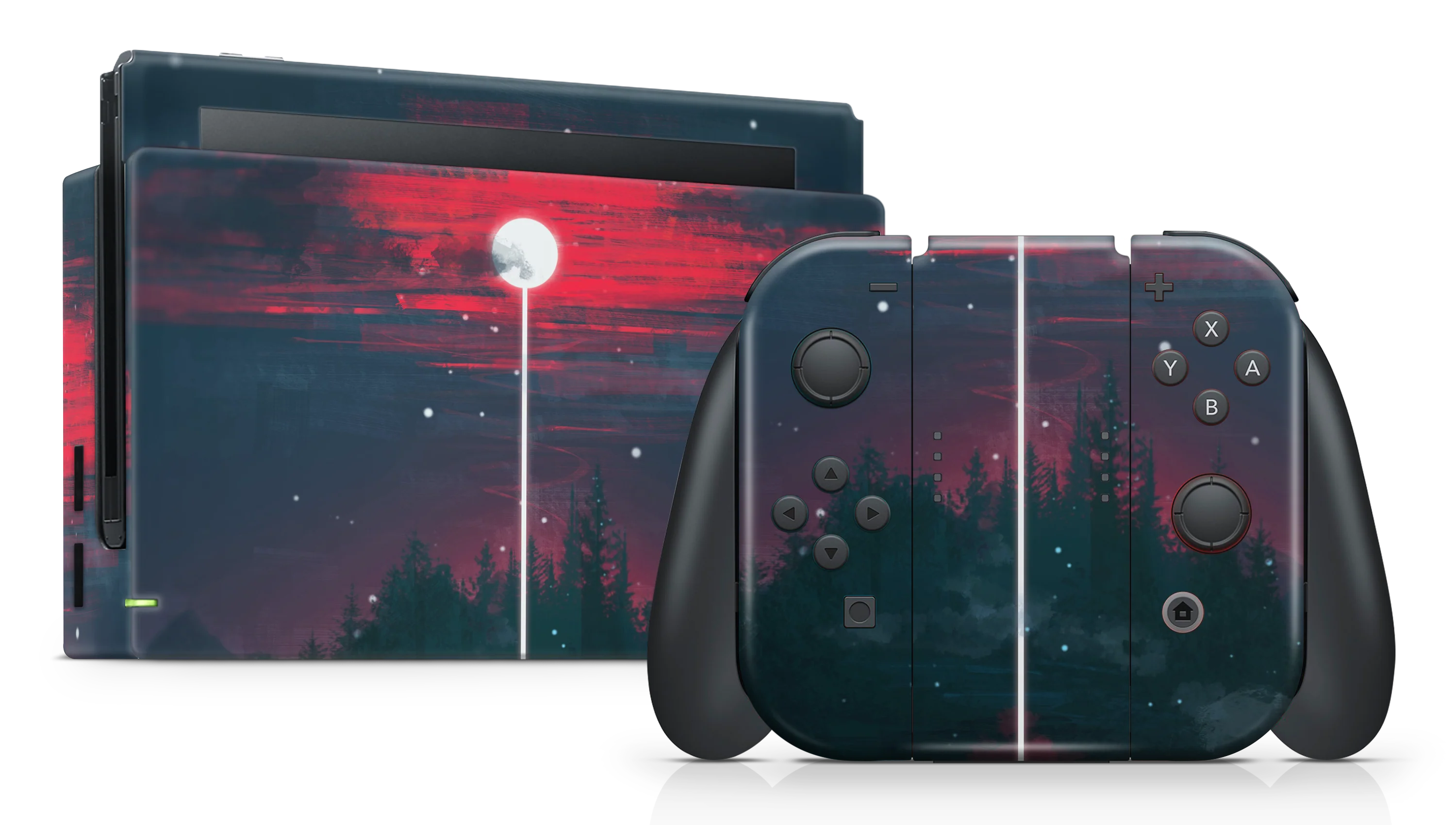 Nintendo Switch 2017 Skin Lunar Dripping