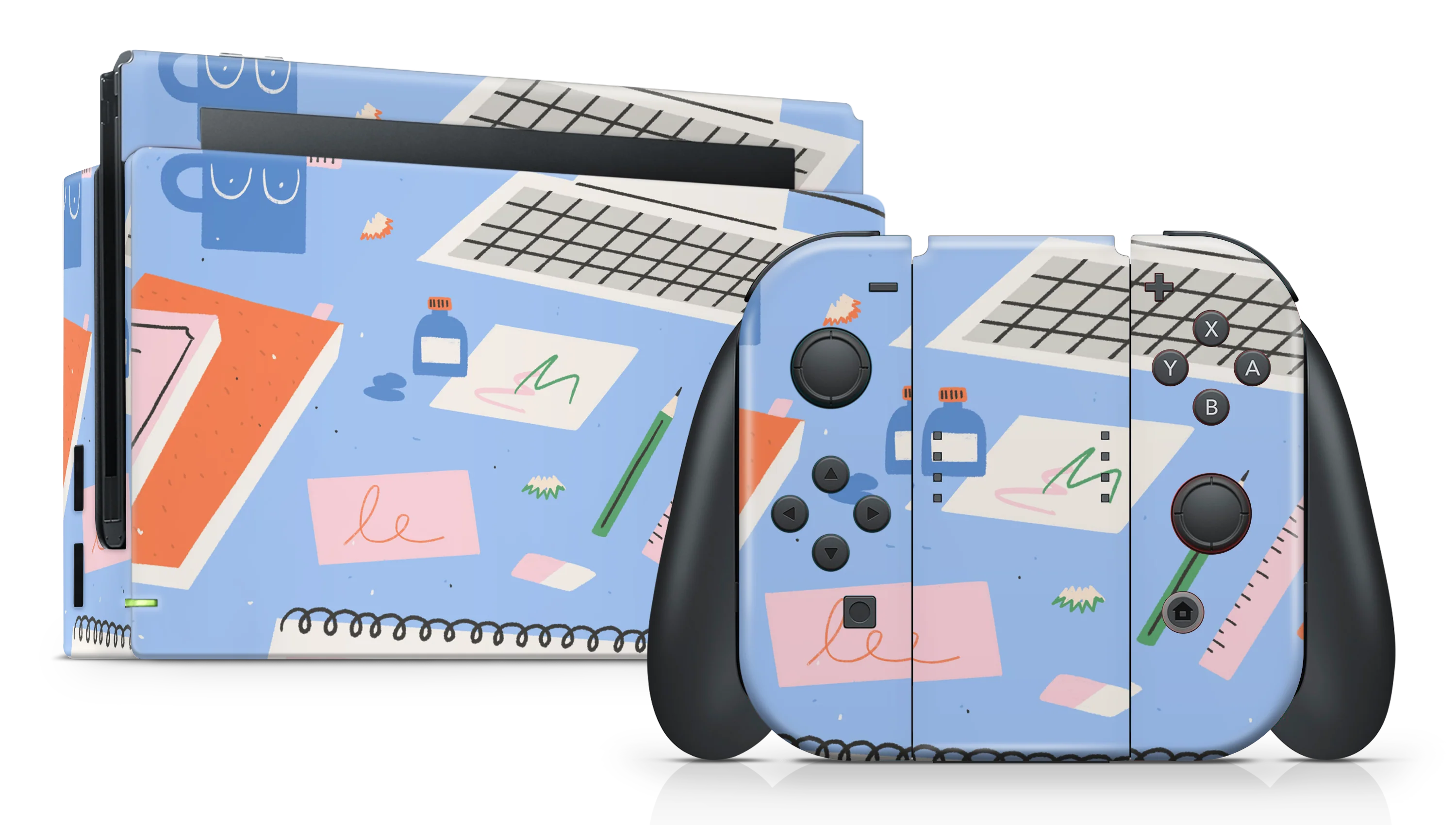 Nintendo Switch 2017 Skin Messy Desk