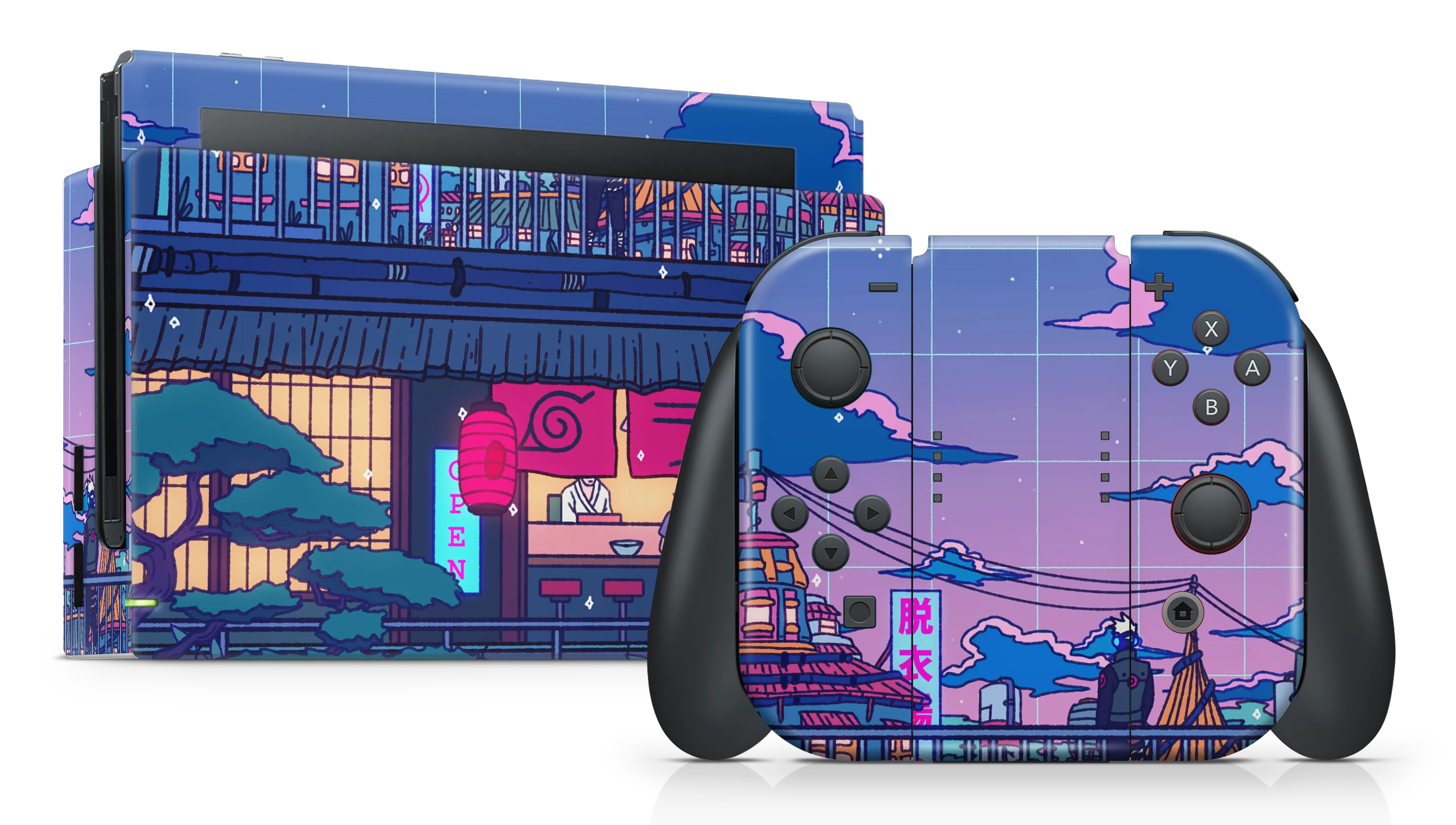 Nintendo Switch 2017 Skin Ramen Village