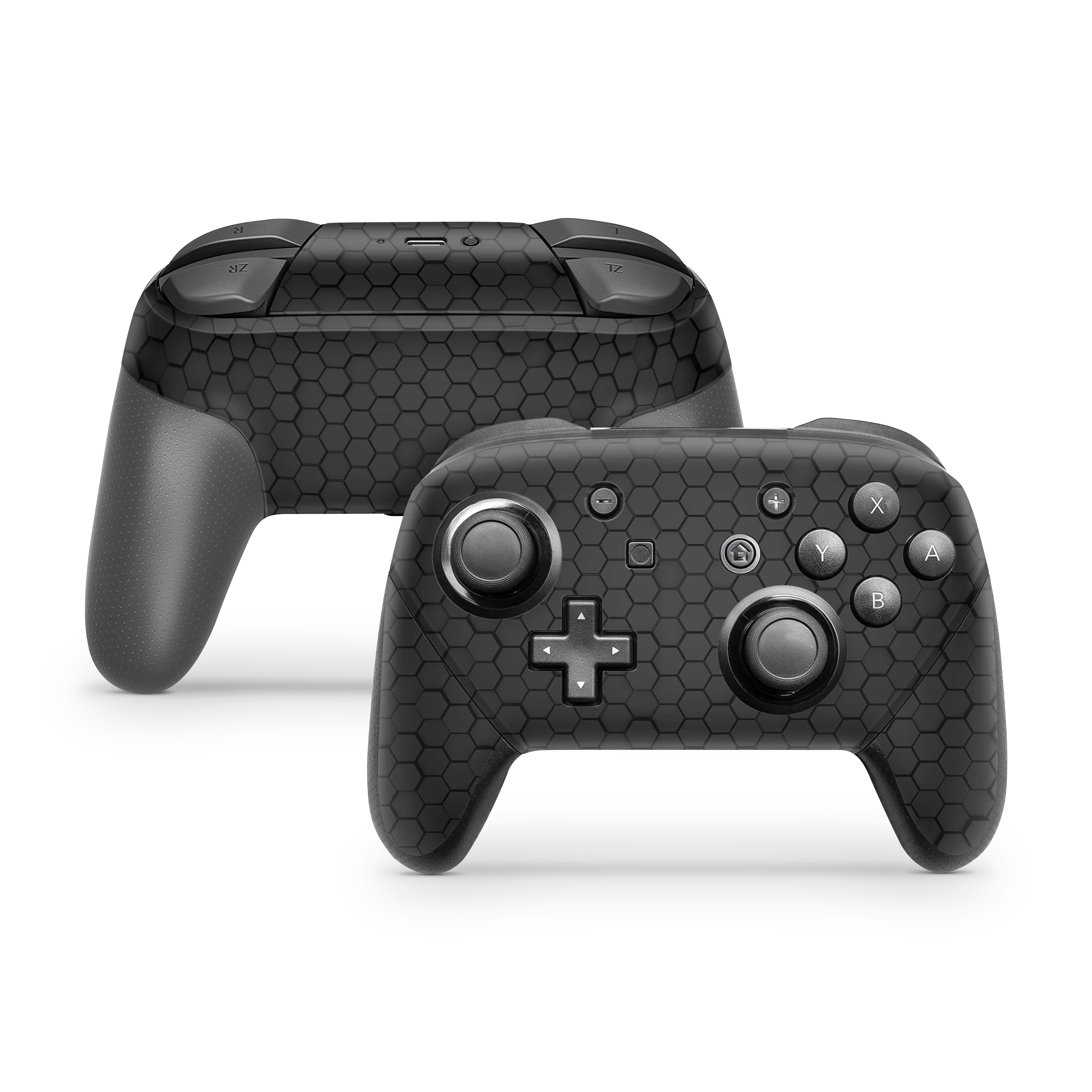 Nintendo Switch Controller Skin Dark Hex