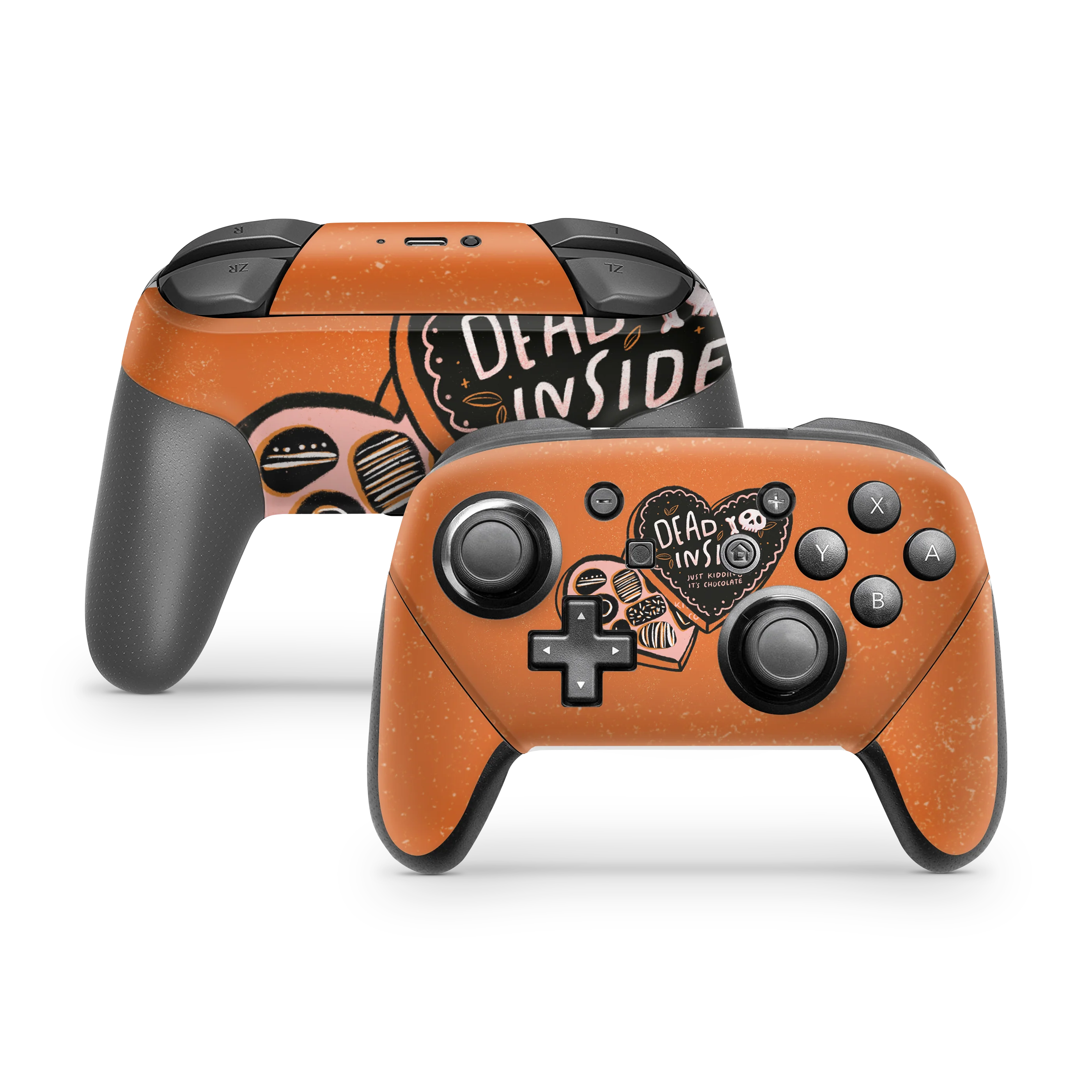 Nintendo Switch Controller Skin Dead Inside