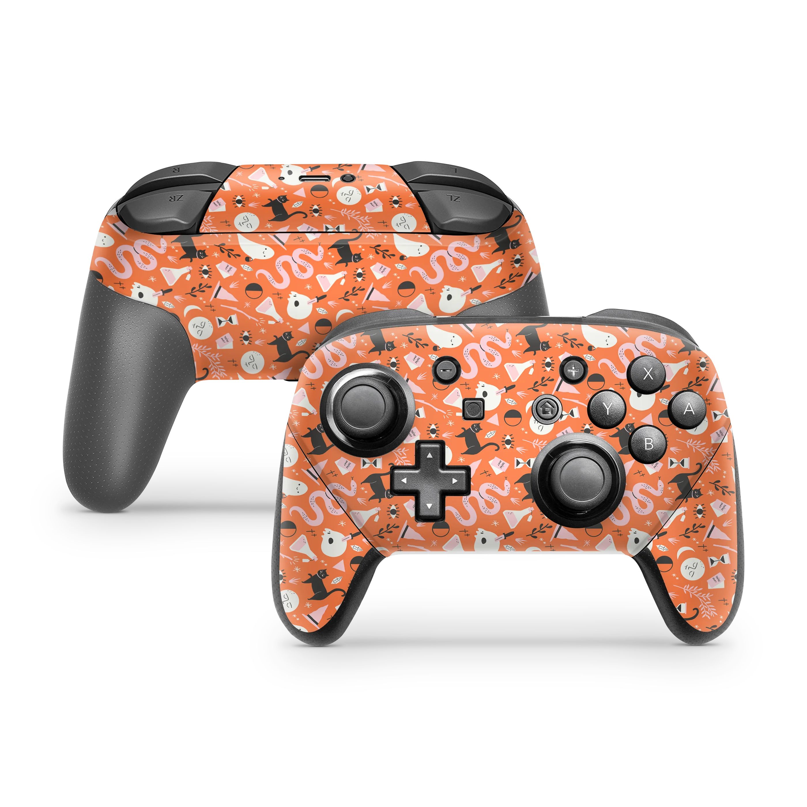 Nintendo Switch Controller Skin Halloween Pattern
