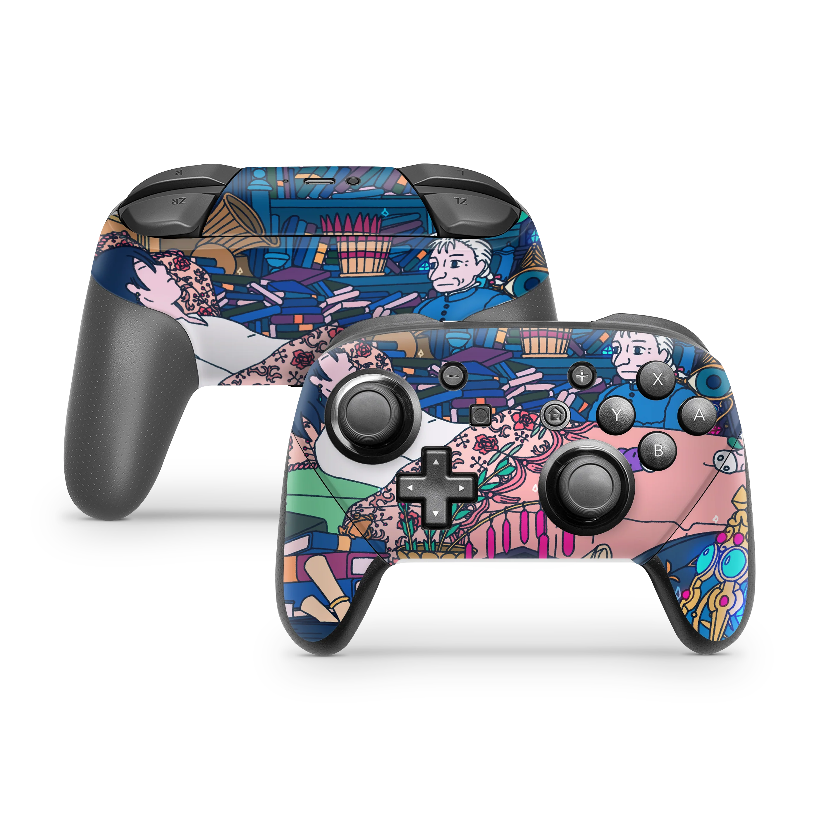 Nintendo Switch Controller Skin Howl's Room
