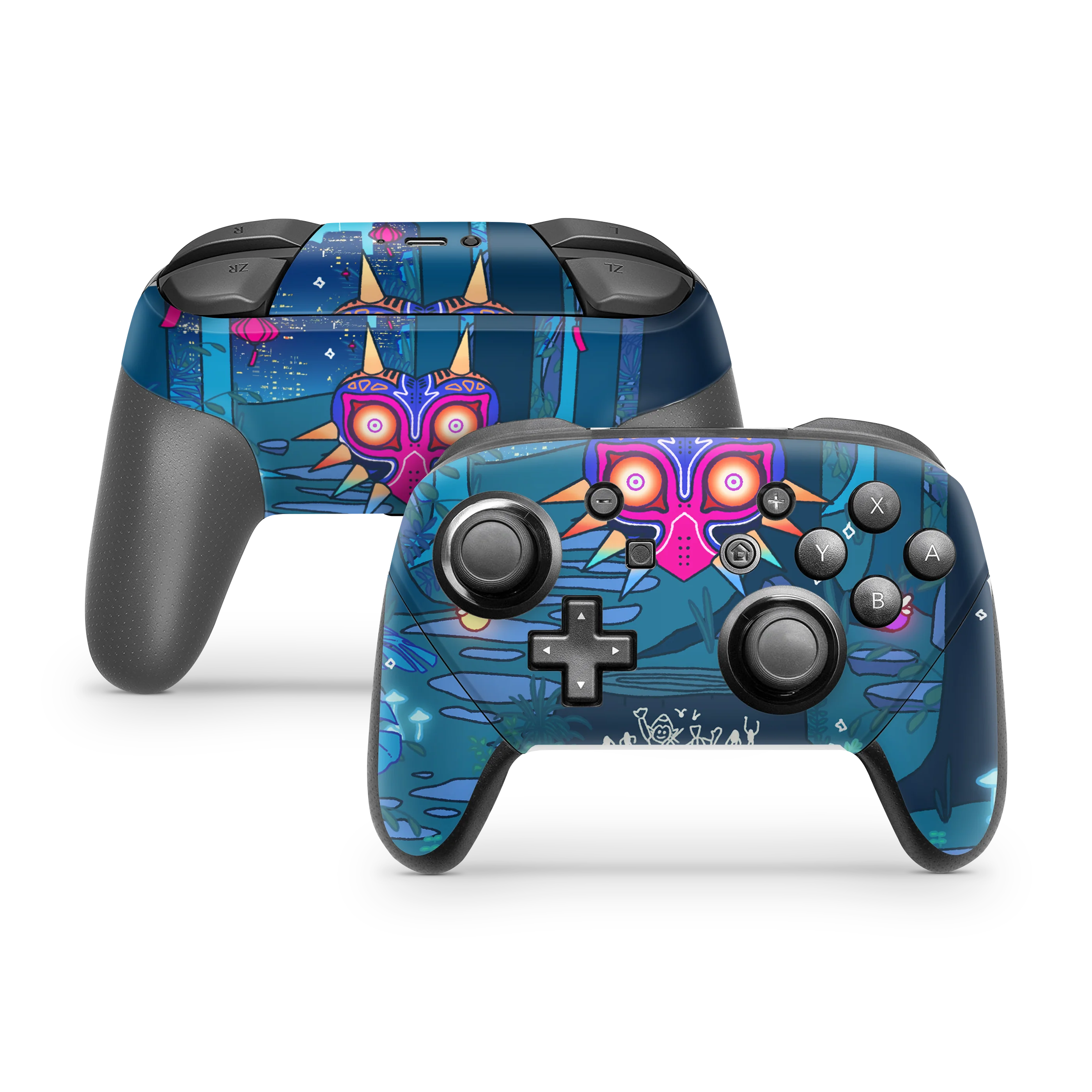 Nintendo Switch Controller Skin Majora's mask
