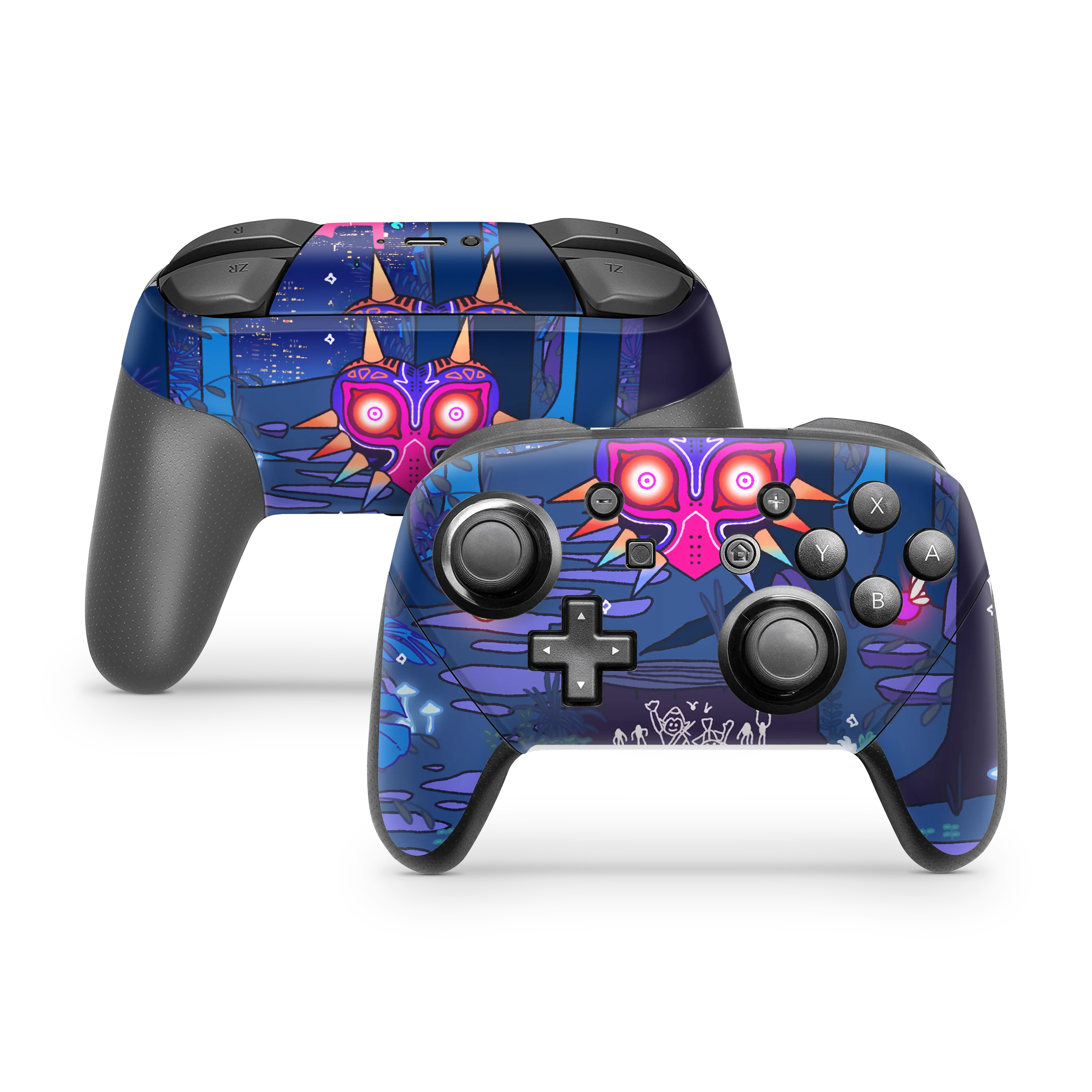 Nintendo Switch Controller Skin Majora's mask V2