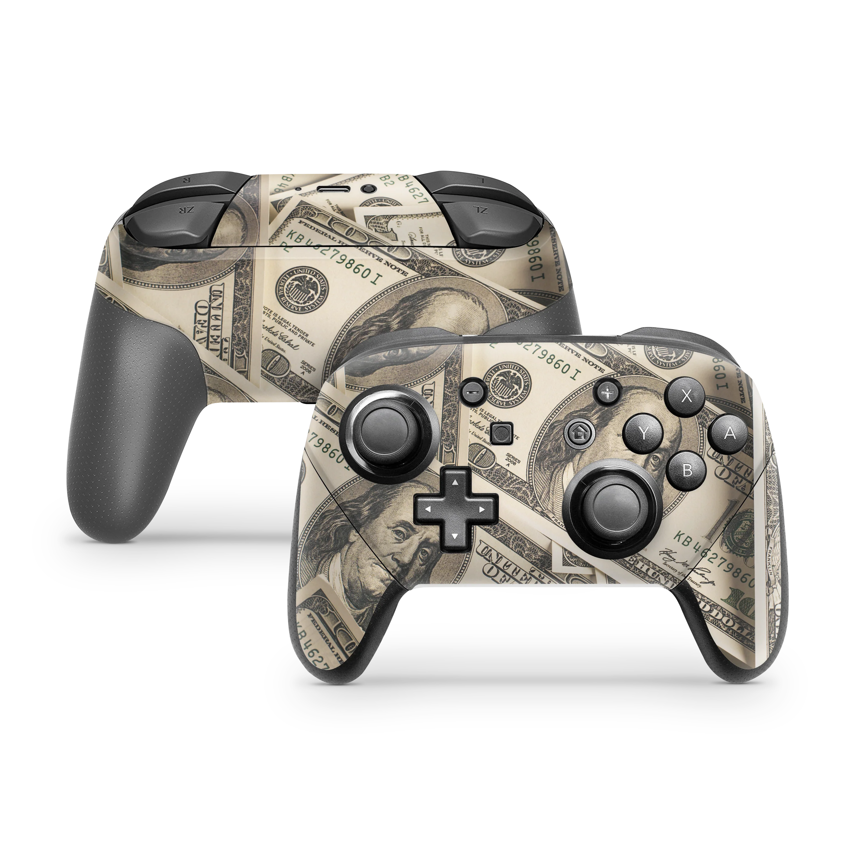 Nintendo Switch Controller Skin Money Moves