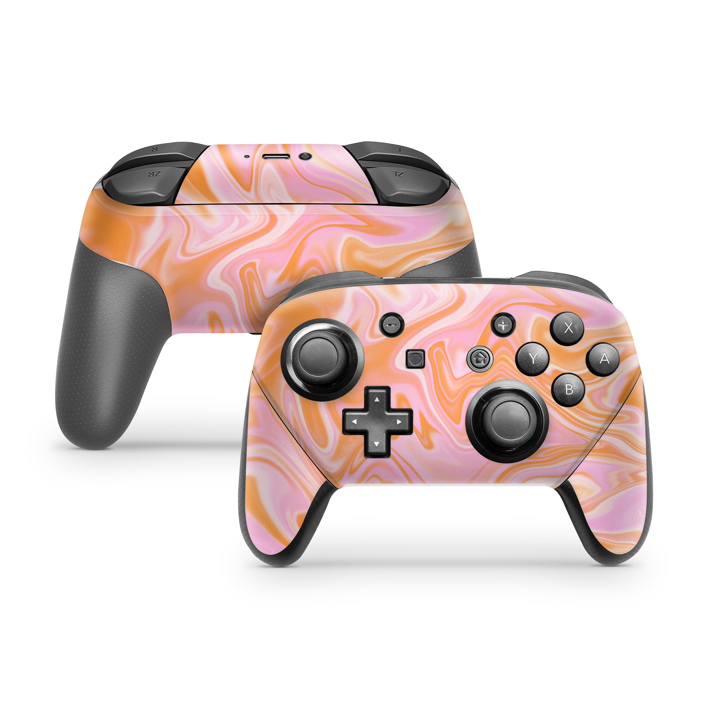 Nintendo Switch Controller Skin Retro Lava