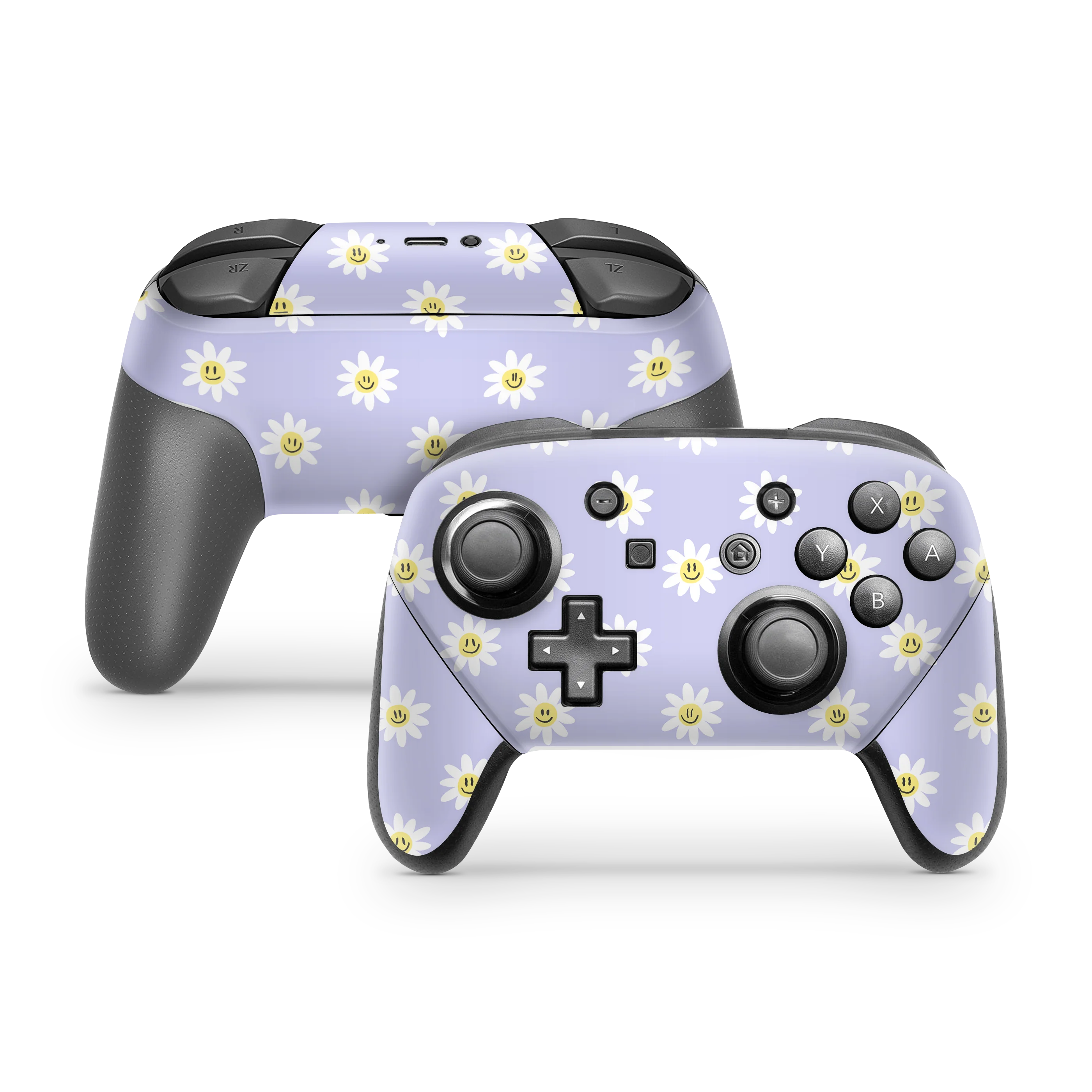 Nintendo Switch Controller Skin Trippy Daisy