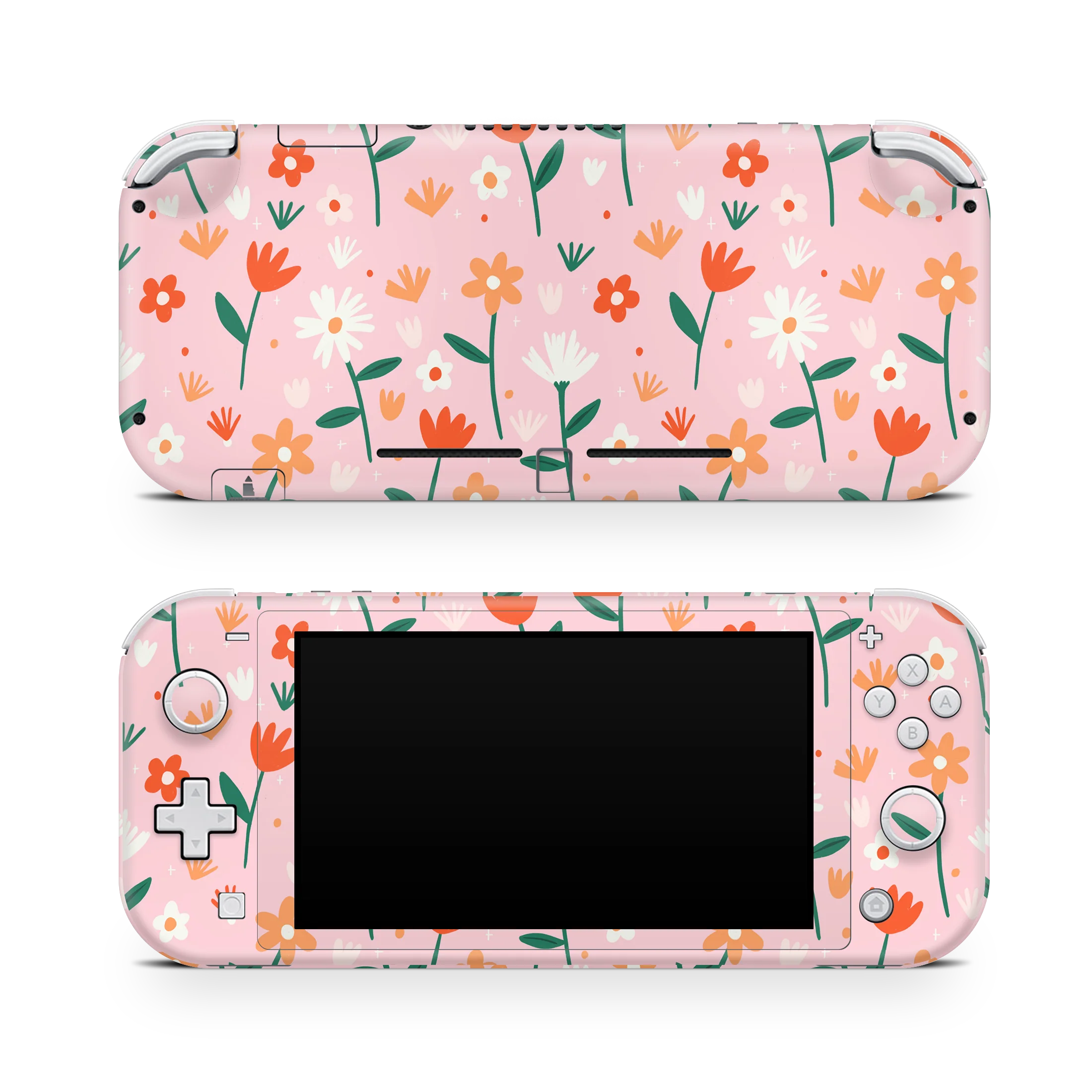 Nintendo Switch Lite Skin Flowers In Summer