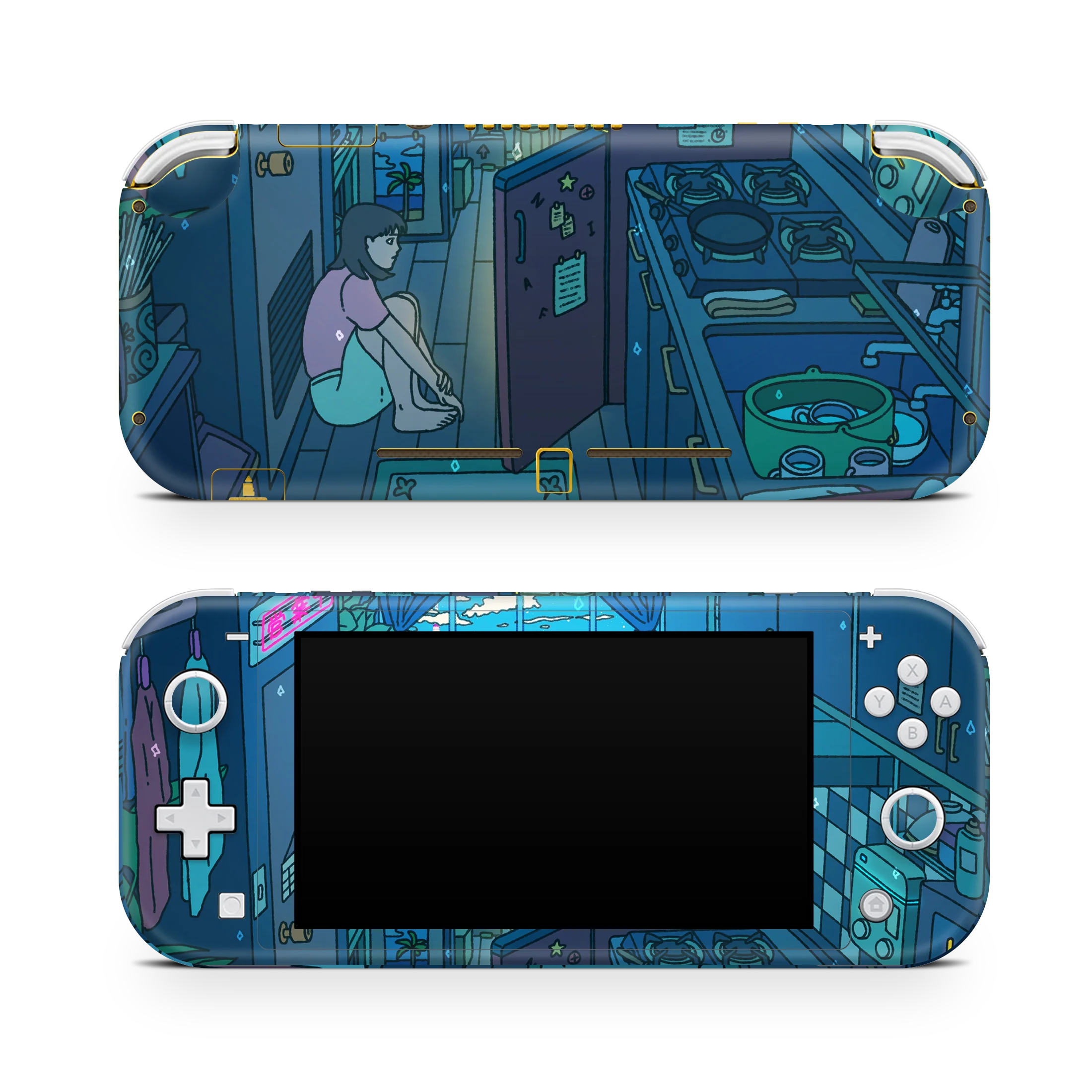 Nintendo Switch LITE Skin Perfect Blue
