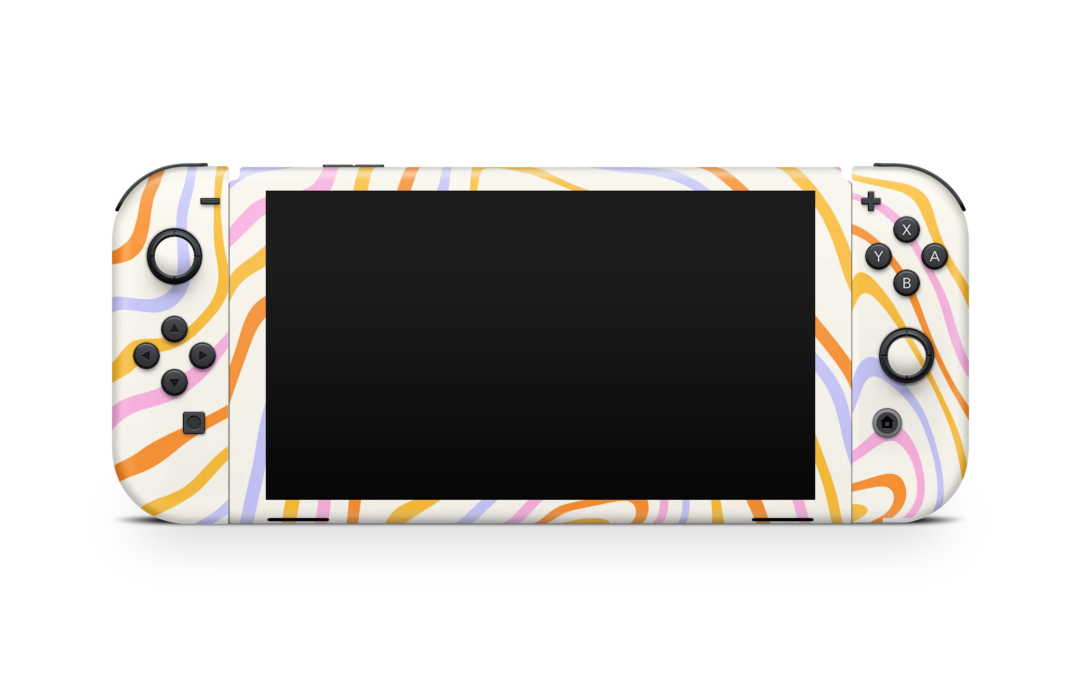 Nintendo Switch OLED Skin Abstract Rainbow - Image 3
