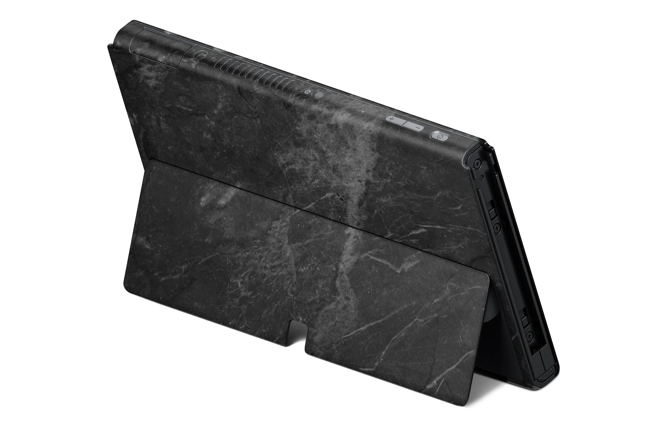 Nintendo Switch OLED Skin Black Marble - Image 2