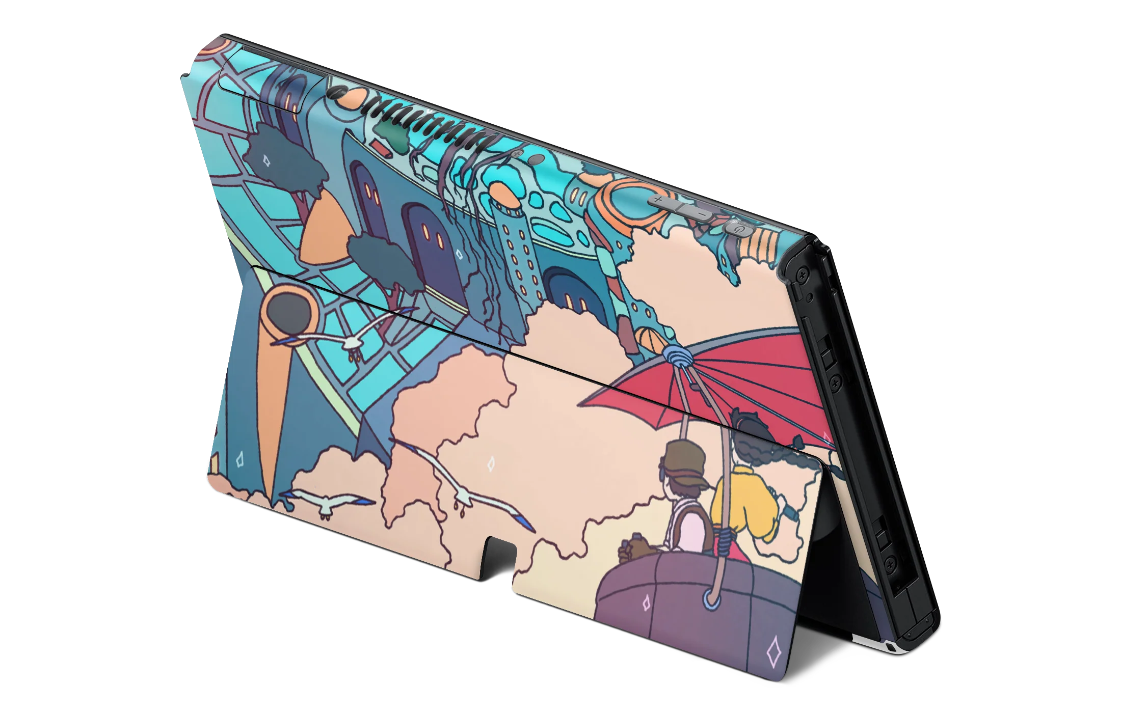 Nintendo Switch OLED Skin Castle in the Sky - Image 2