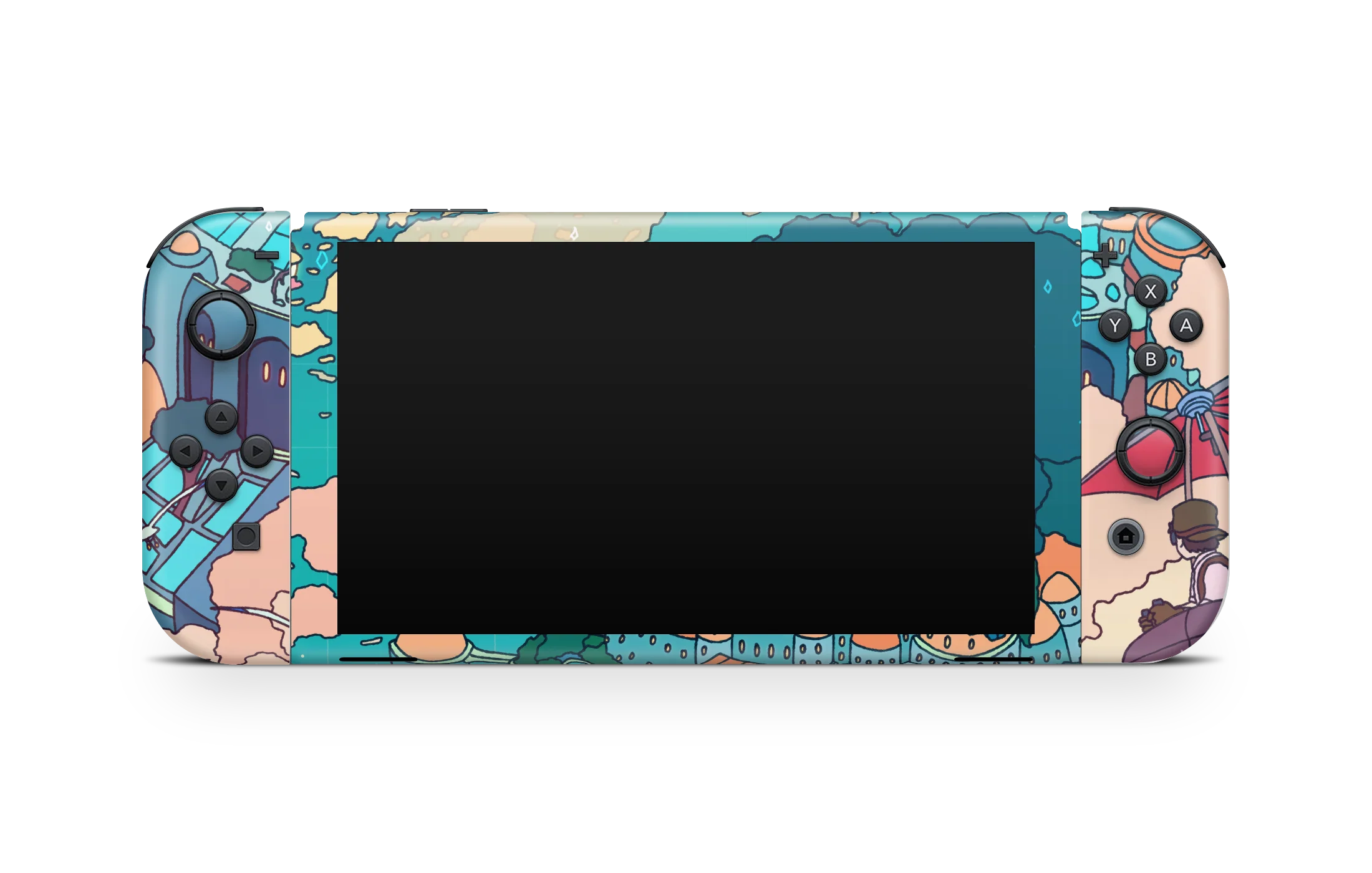 Nintendo Switch OLED Skin Castle in the Sky - Image 3