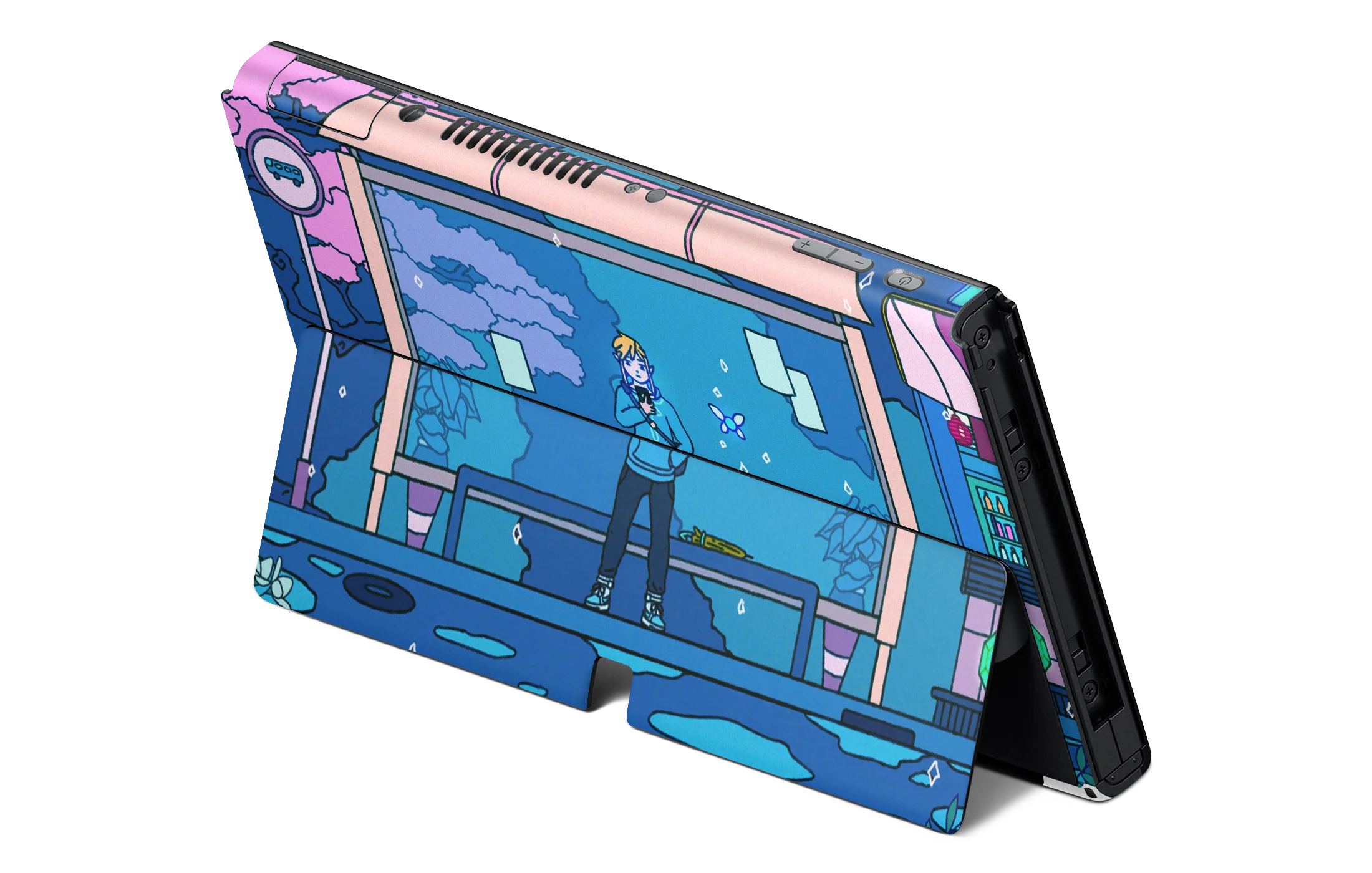 Nintendo Switch OLED Skin Chill City - Image 2