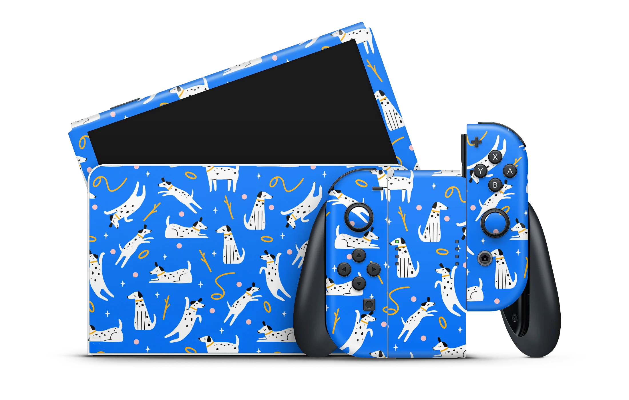 Nintendo Switch OLED Skin Cobalt Dog