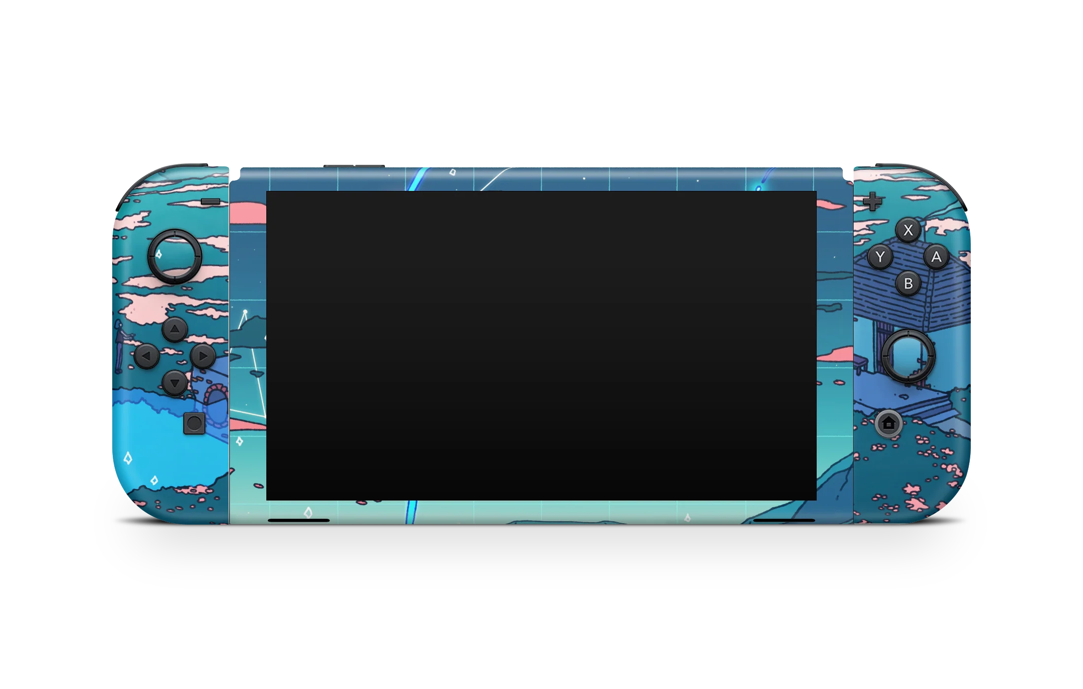 Nintendo Switch OLED Skin Crystal Shower - Image 3