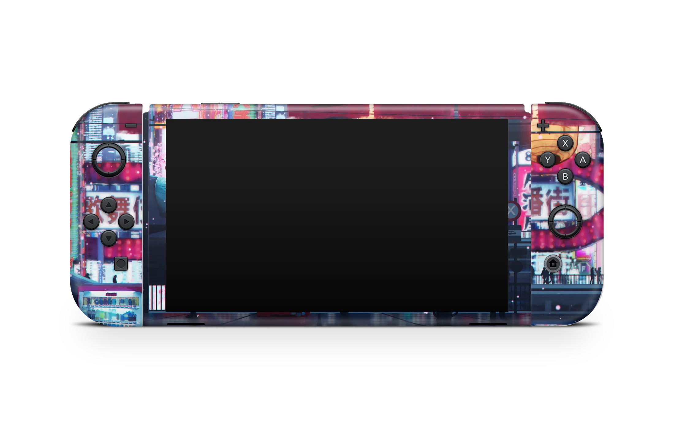 Nintendo Switch OLED Skin Cyberpunk Streets - Image 3