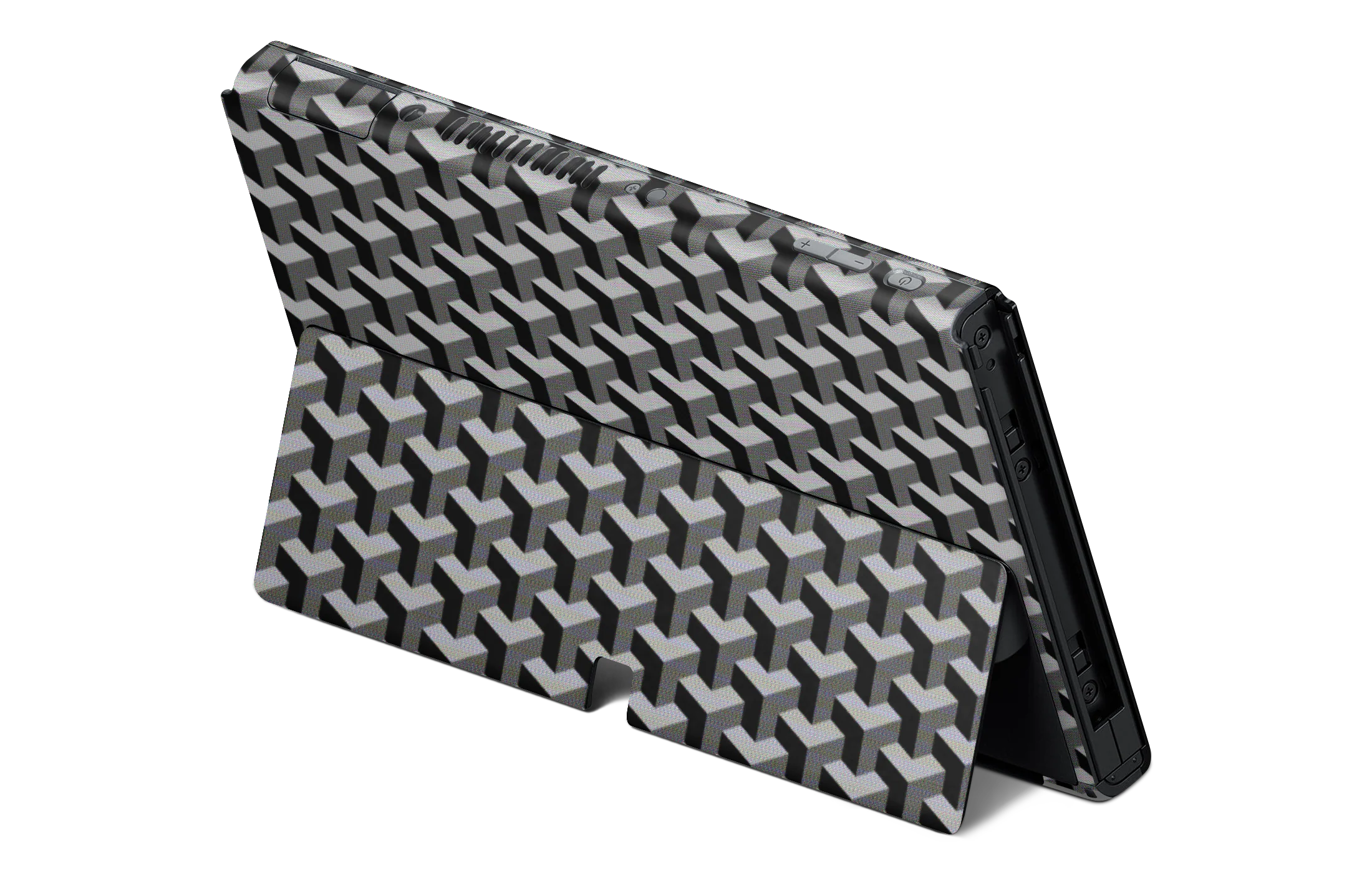 Nintendo Switch OLED Skin GG Black - Image 2