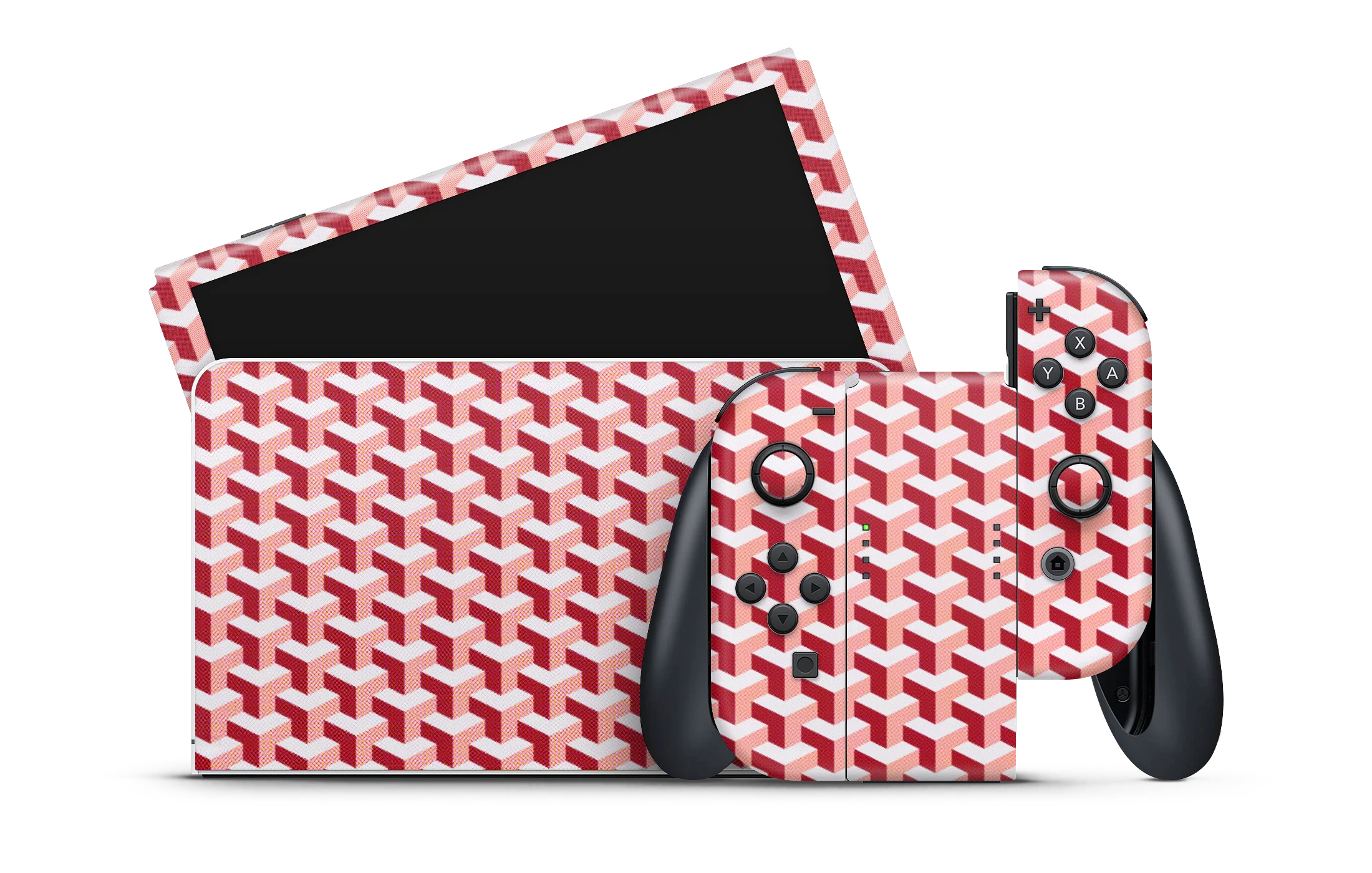 Nintendo Switch OLED Skin GG Red