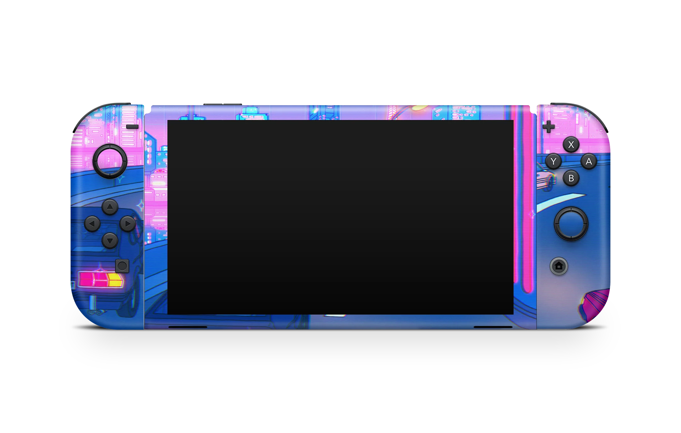 Nintendo Switch OLED Skin Late Night Drive - Image 3
