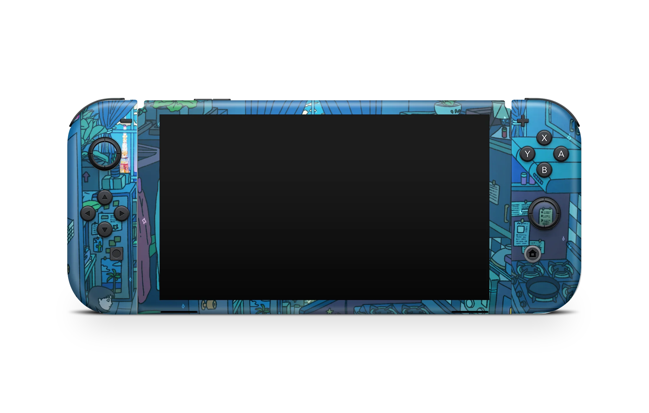 Nintendo Switch OLED Skin Perfect Blue - Image 3