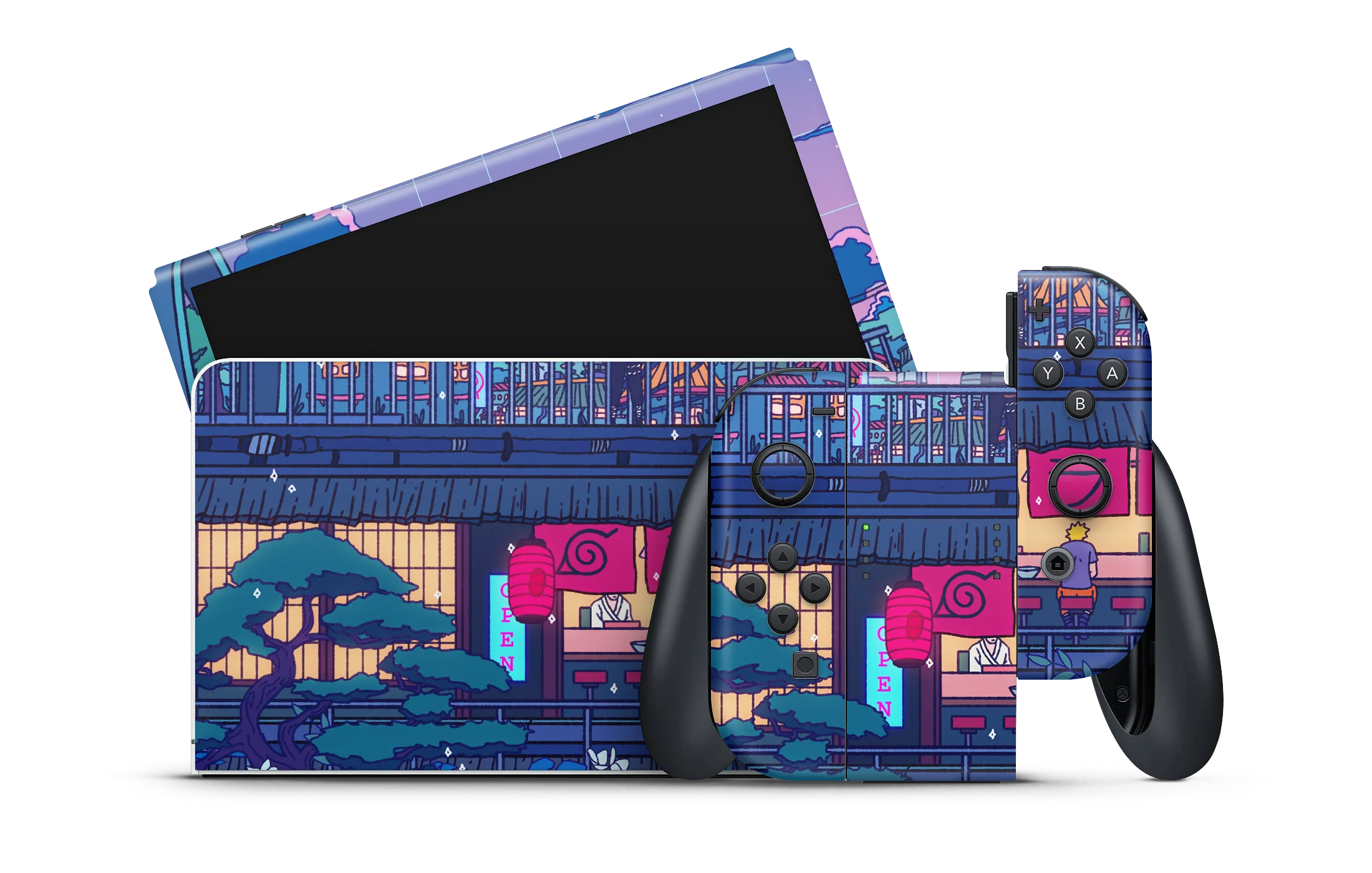 Nintendo Switch OLED Skin Ramen Village