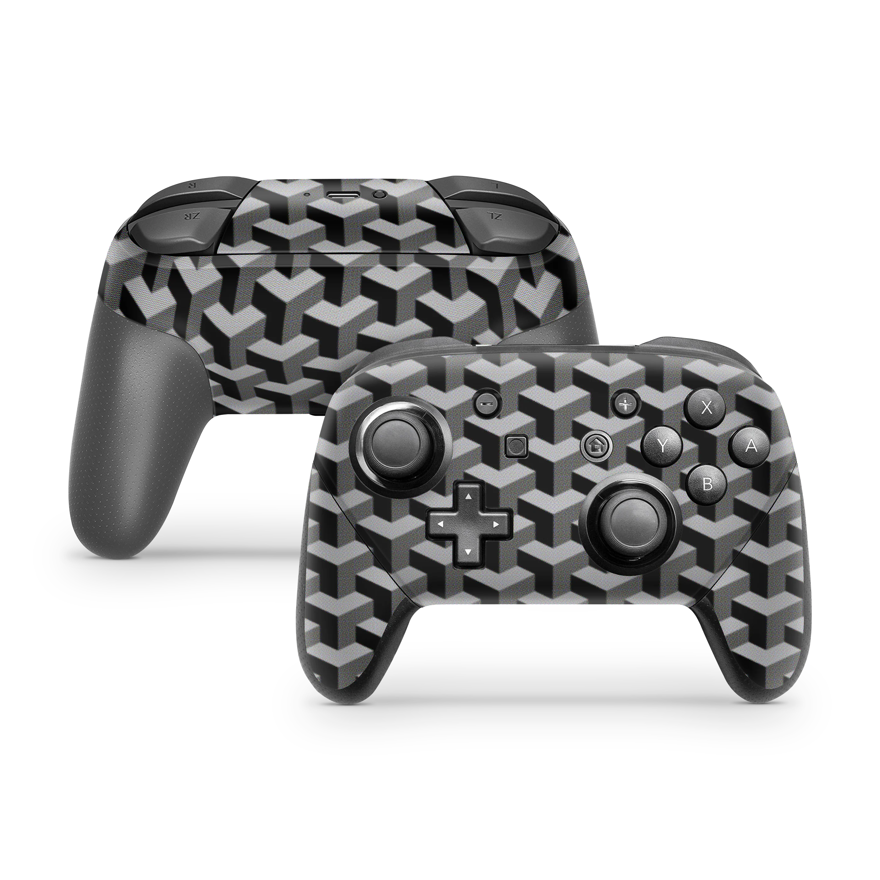 Nintendo Switch Pro Controller Skin GG Black