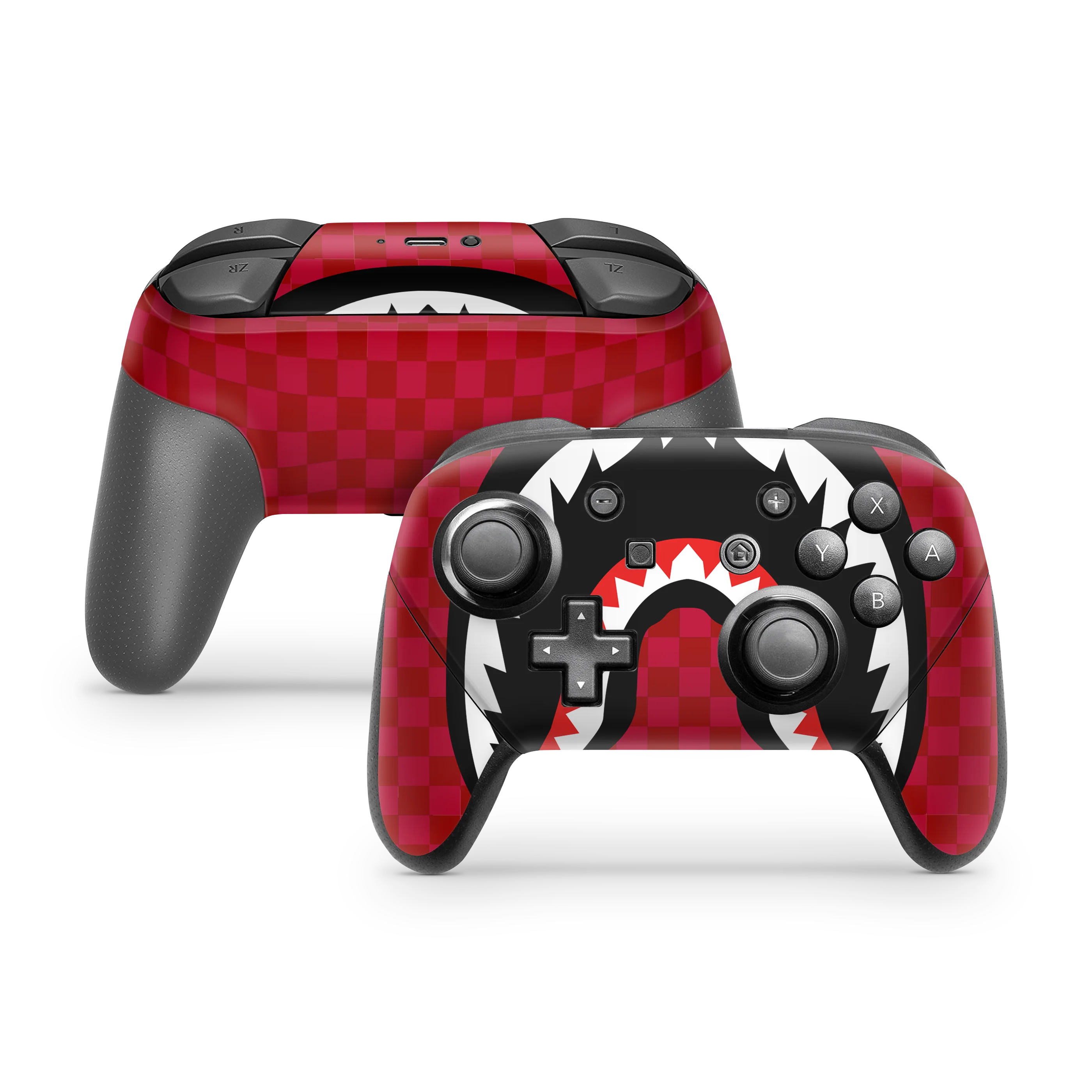 Nintendo Switch Pro Controller Skin Shark Bite