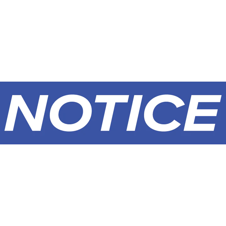 Notice