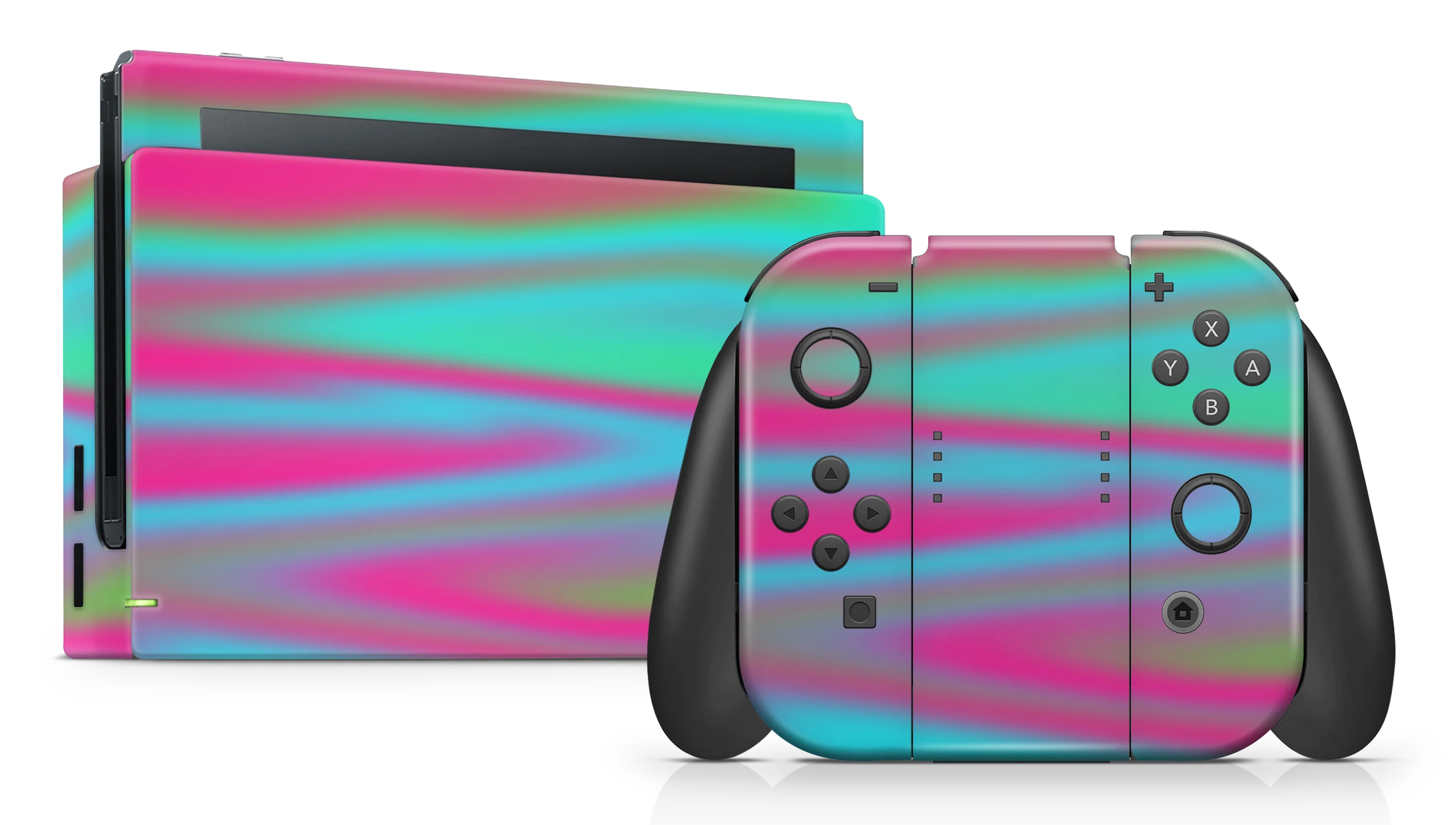 Nintendo Switch 17 Skin Electric Neon