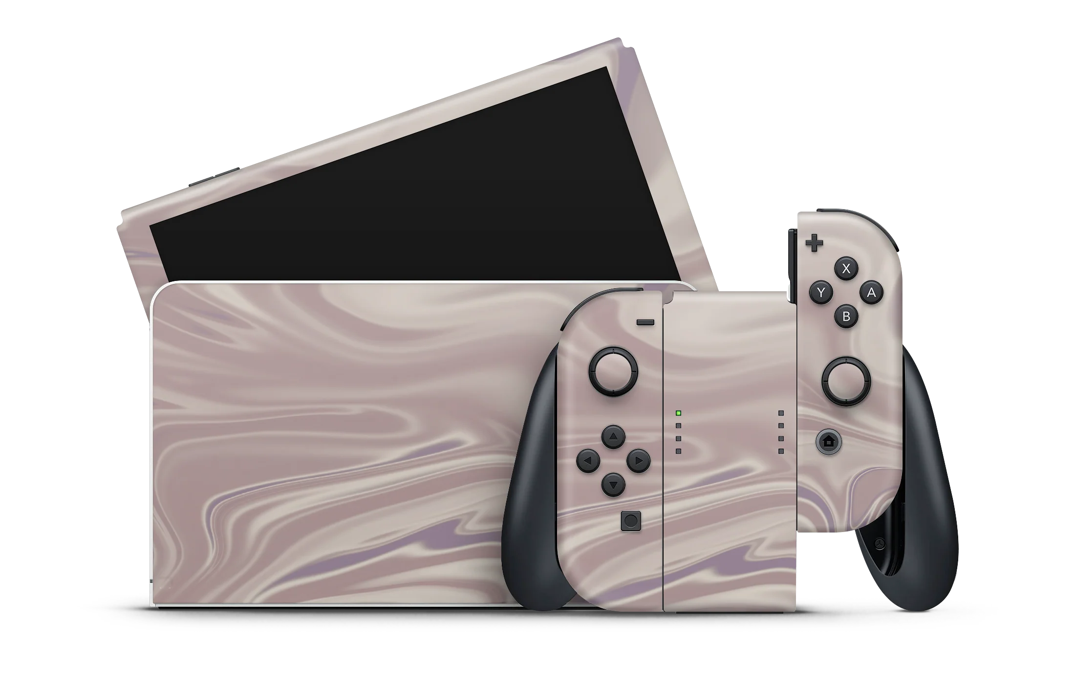 Nintendo Switch OLED Skin Lavender nights