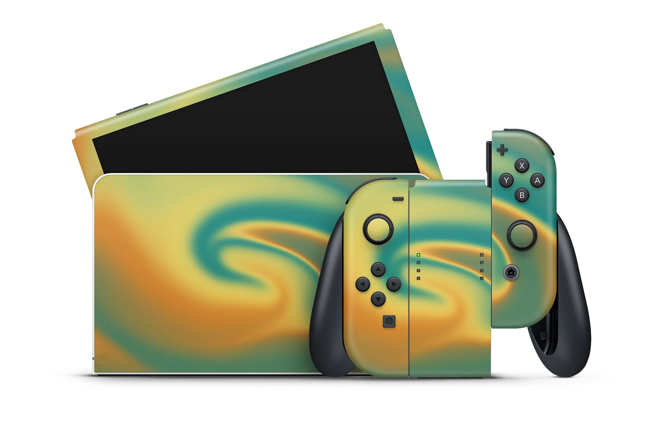Nintendo Switch OLED Skin Retro Groove