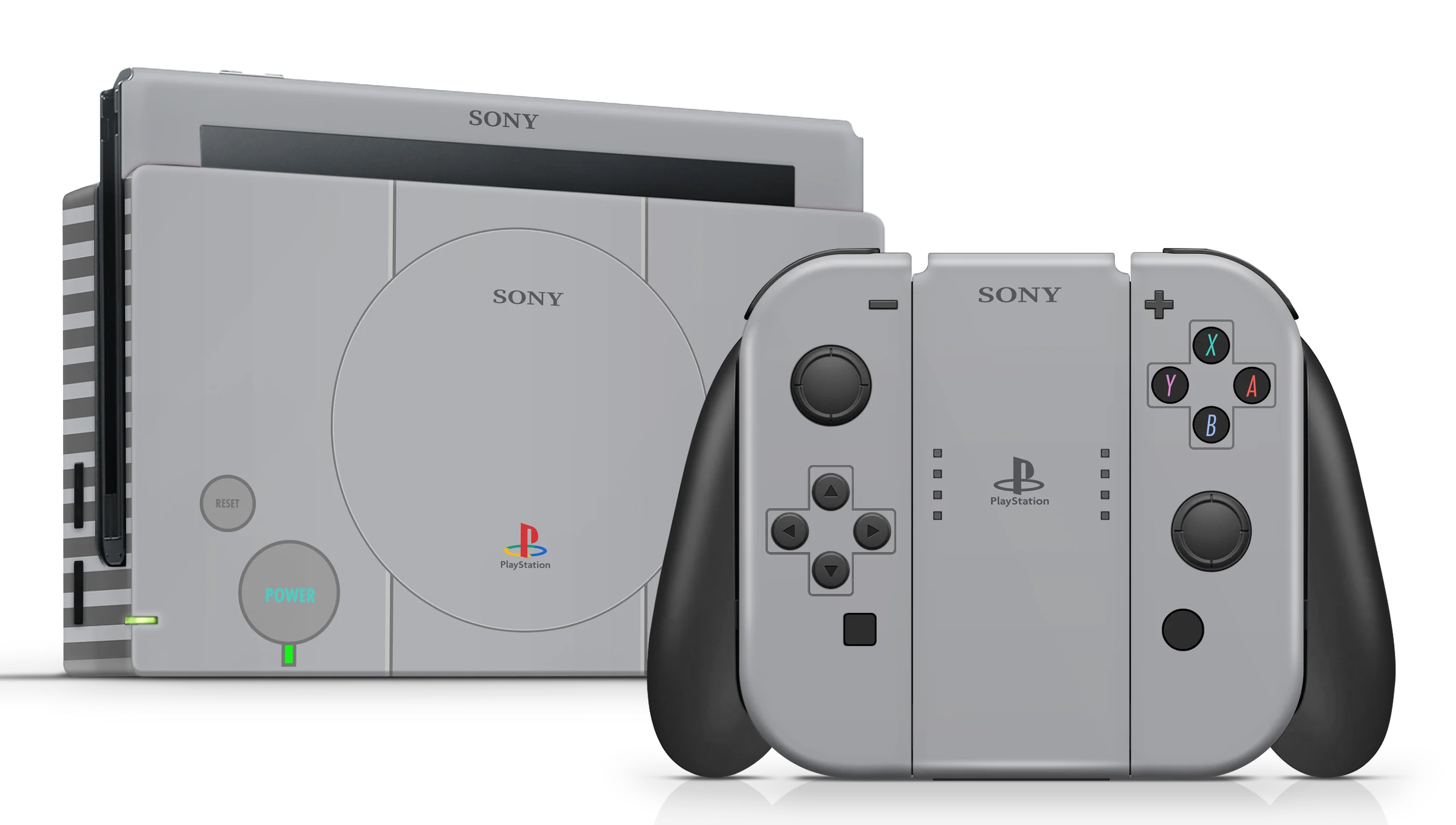 Nintendo Switch 2017 Skin Retro PS1