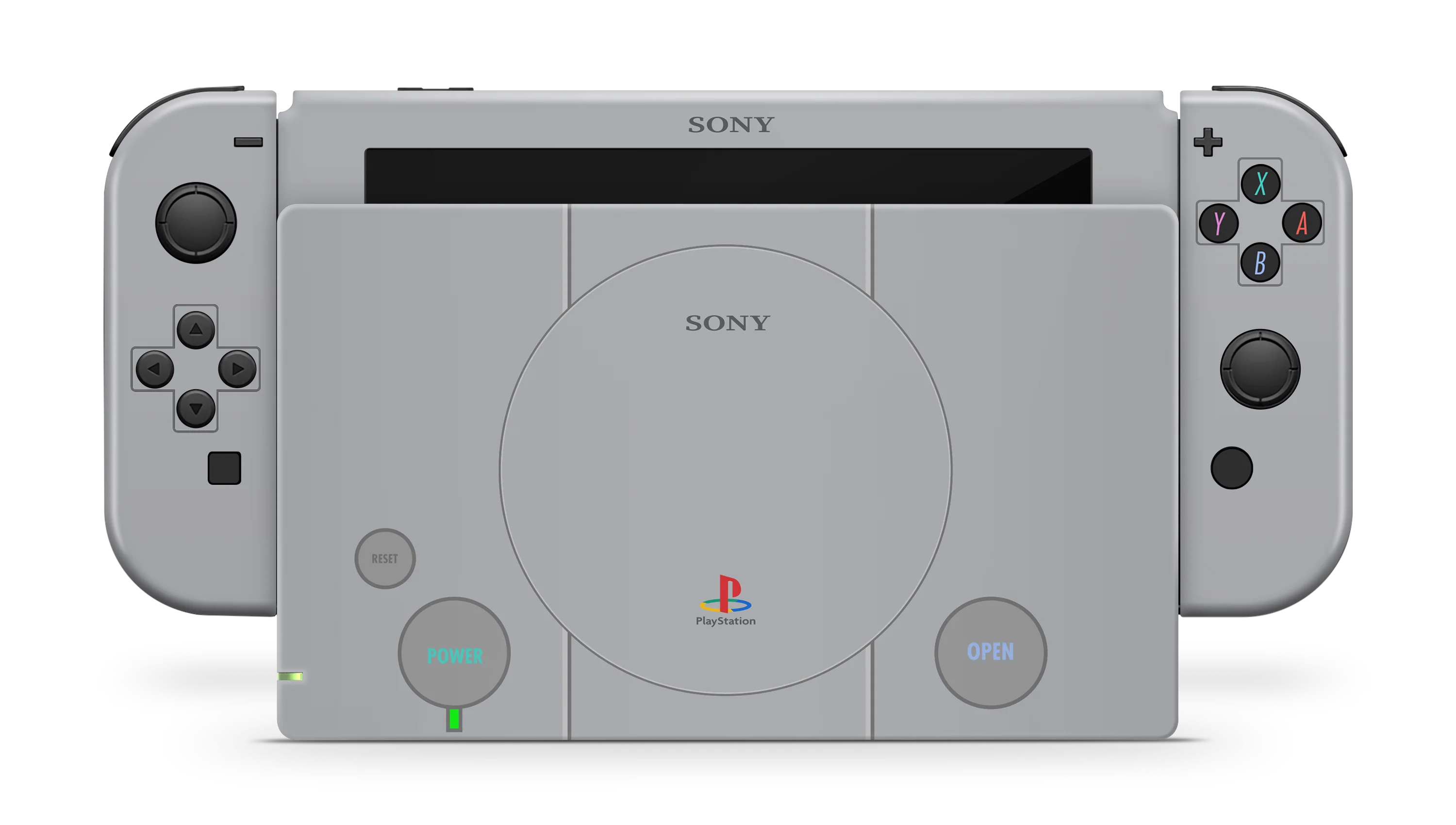 Nintendo Switch 2017 Skin Retro PS1 - Image 2