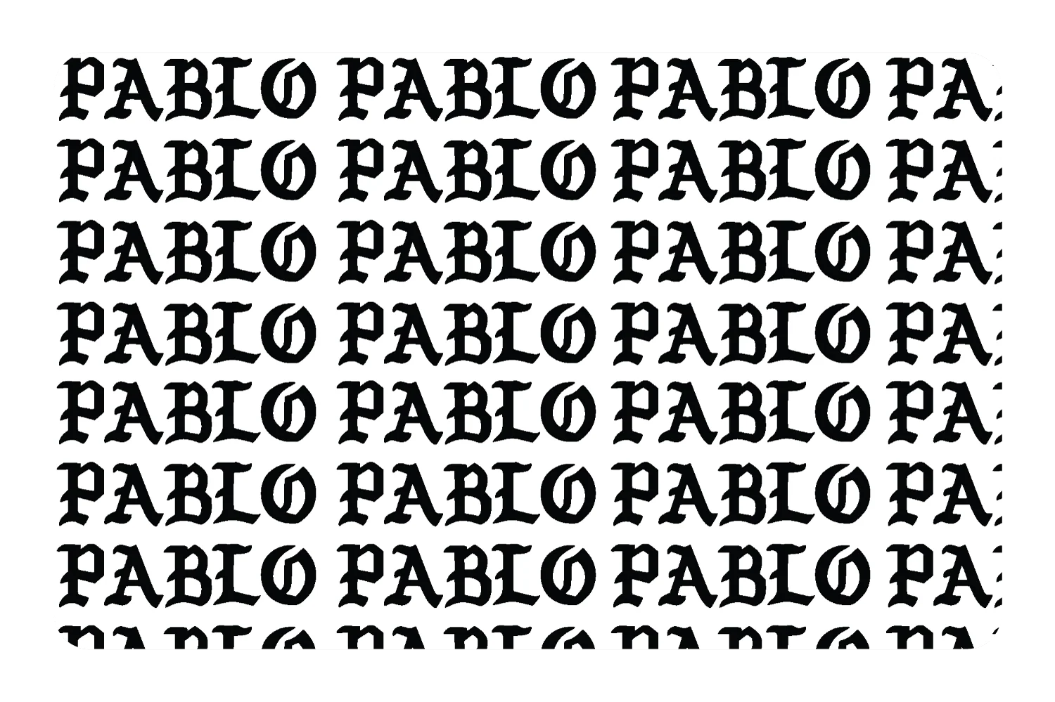 Pablo, pablo, pablo