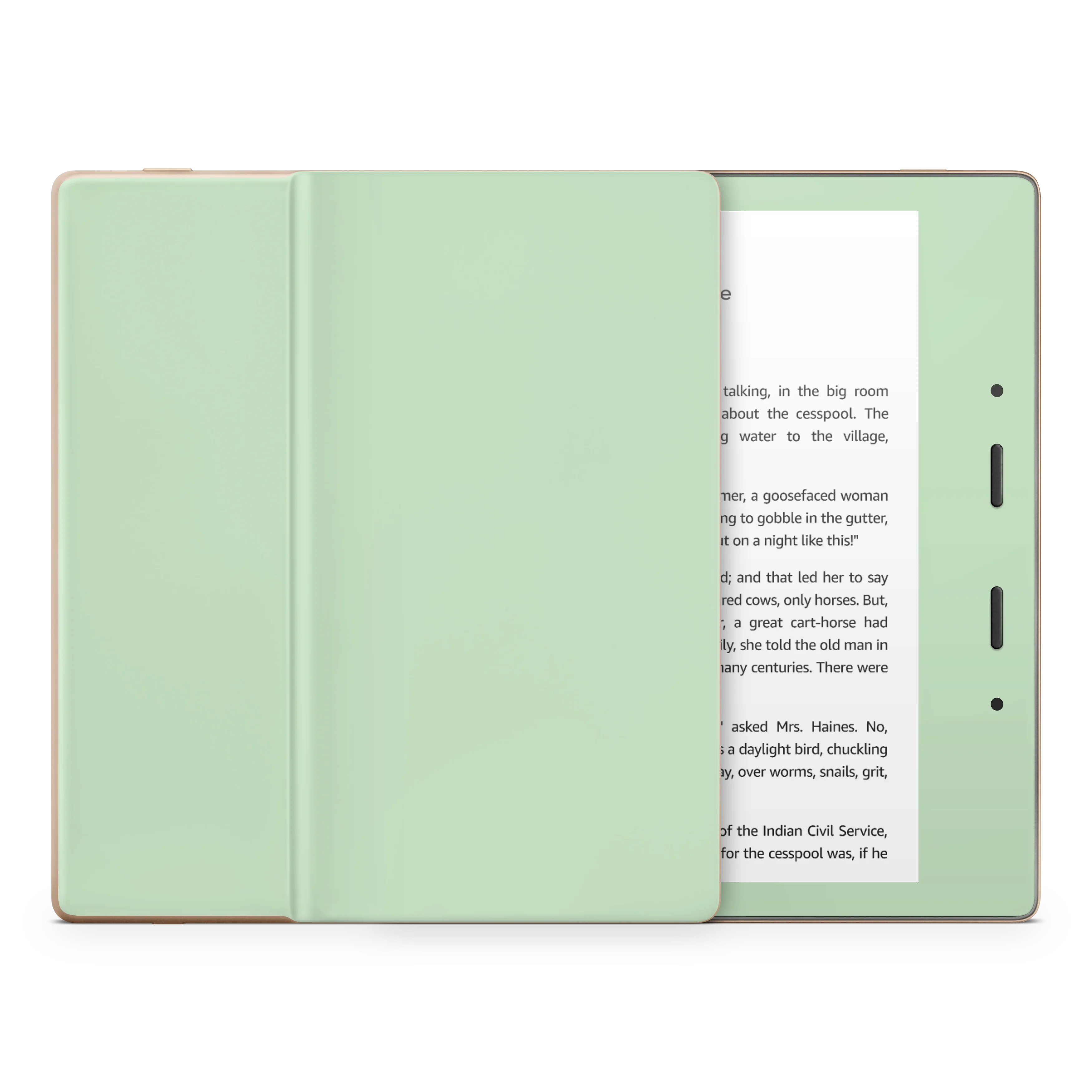 Pale Mint Kindle eReader Skin - Image 5