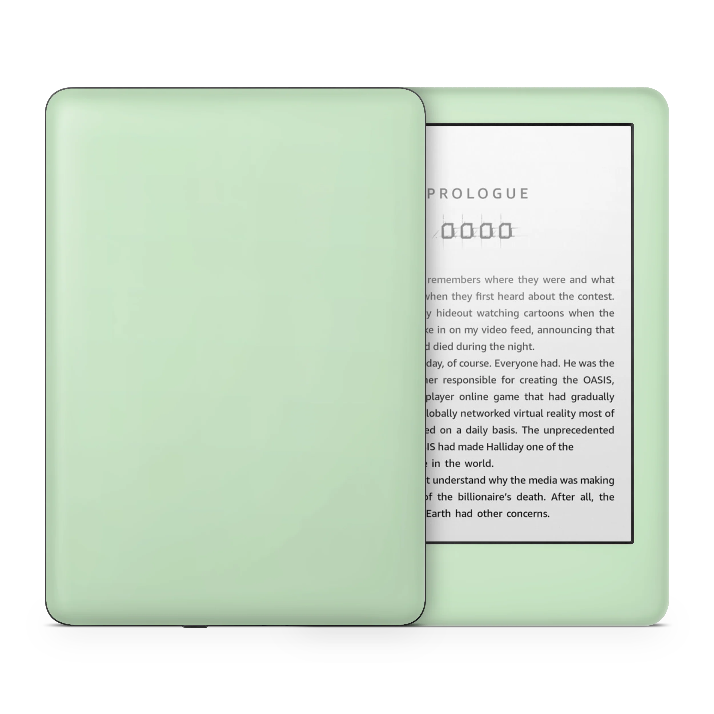 Pale Mint Kindle eReader Skin - Image 7