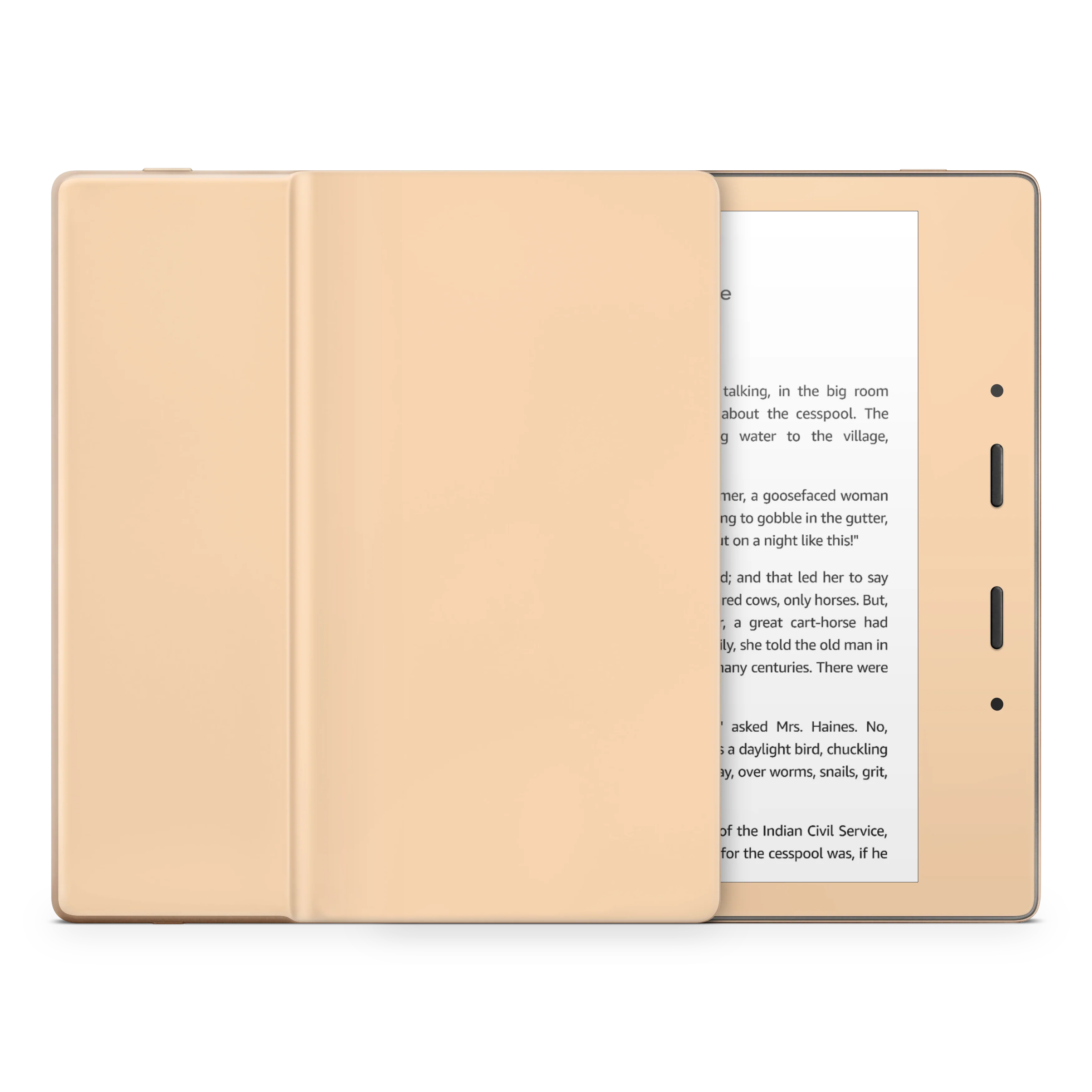 Pale Peach Kindle eReader Skin - Image 5