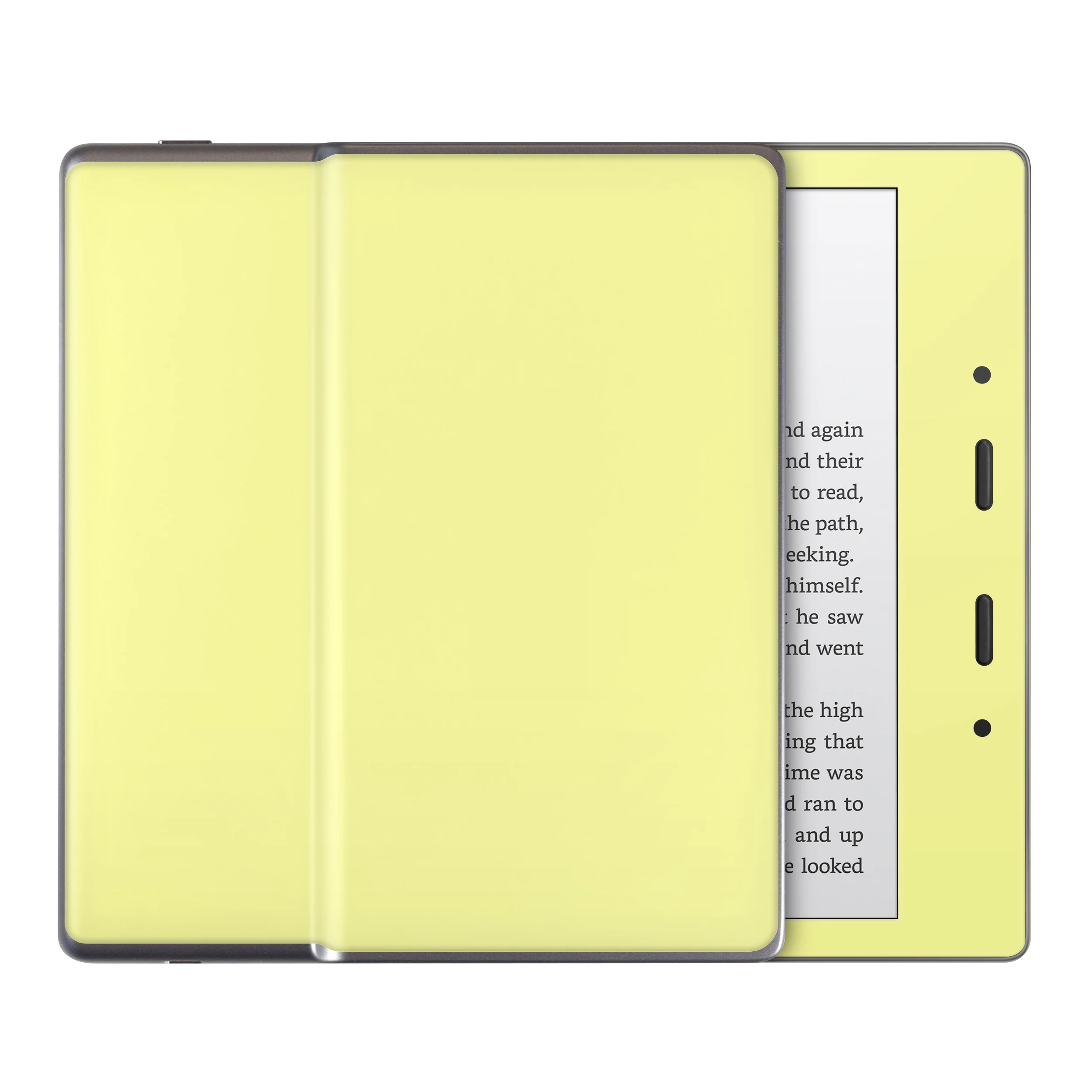 Pale Yellow Kindle eReader Skin - Image 4