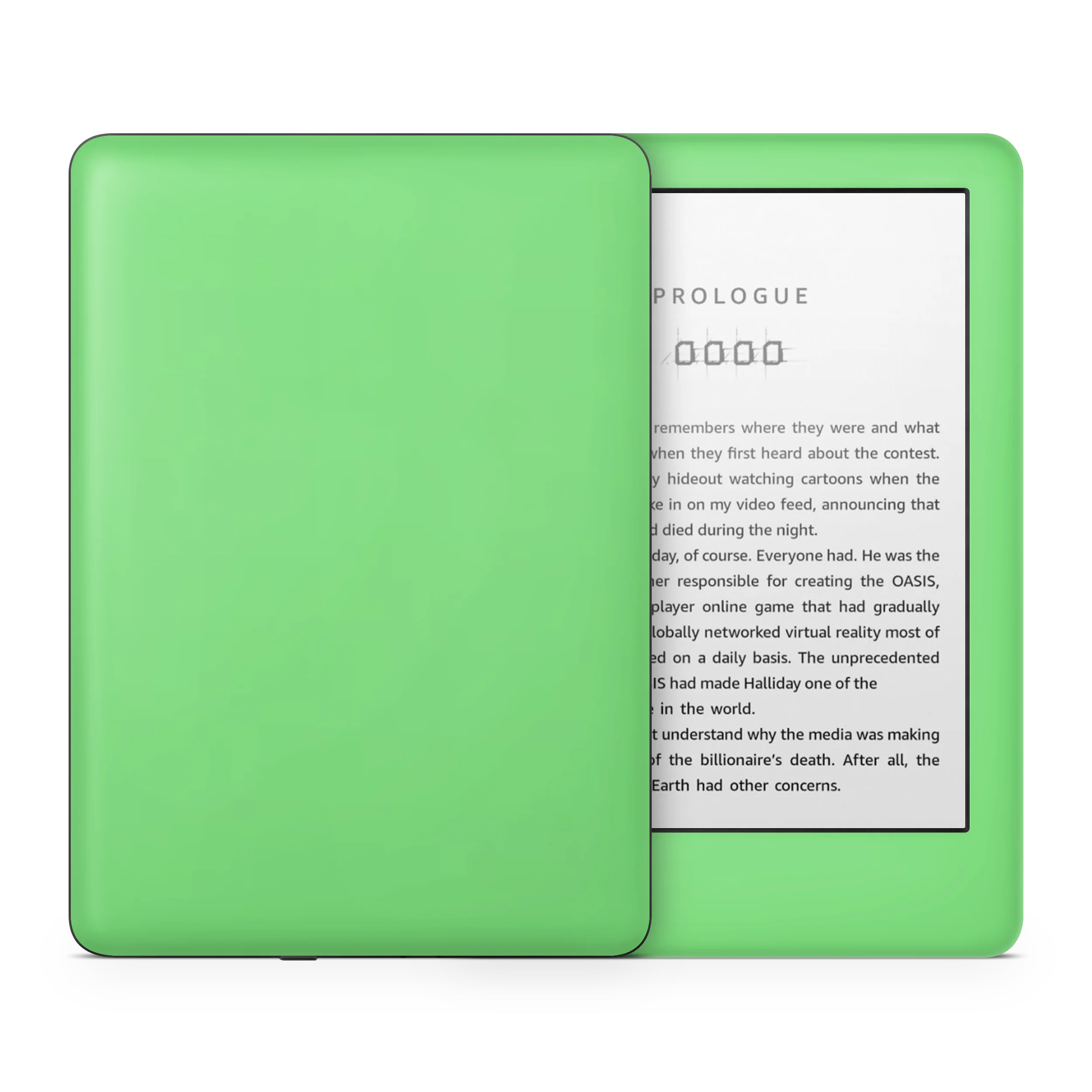 Pastel Green Kindle eReader Skin - Image 7
