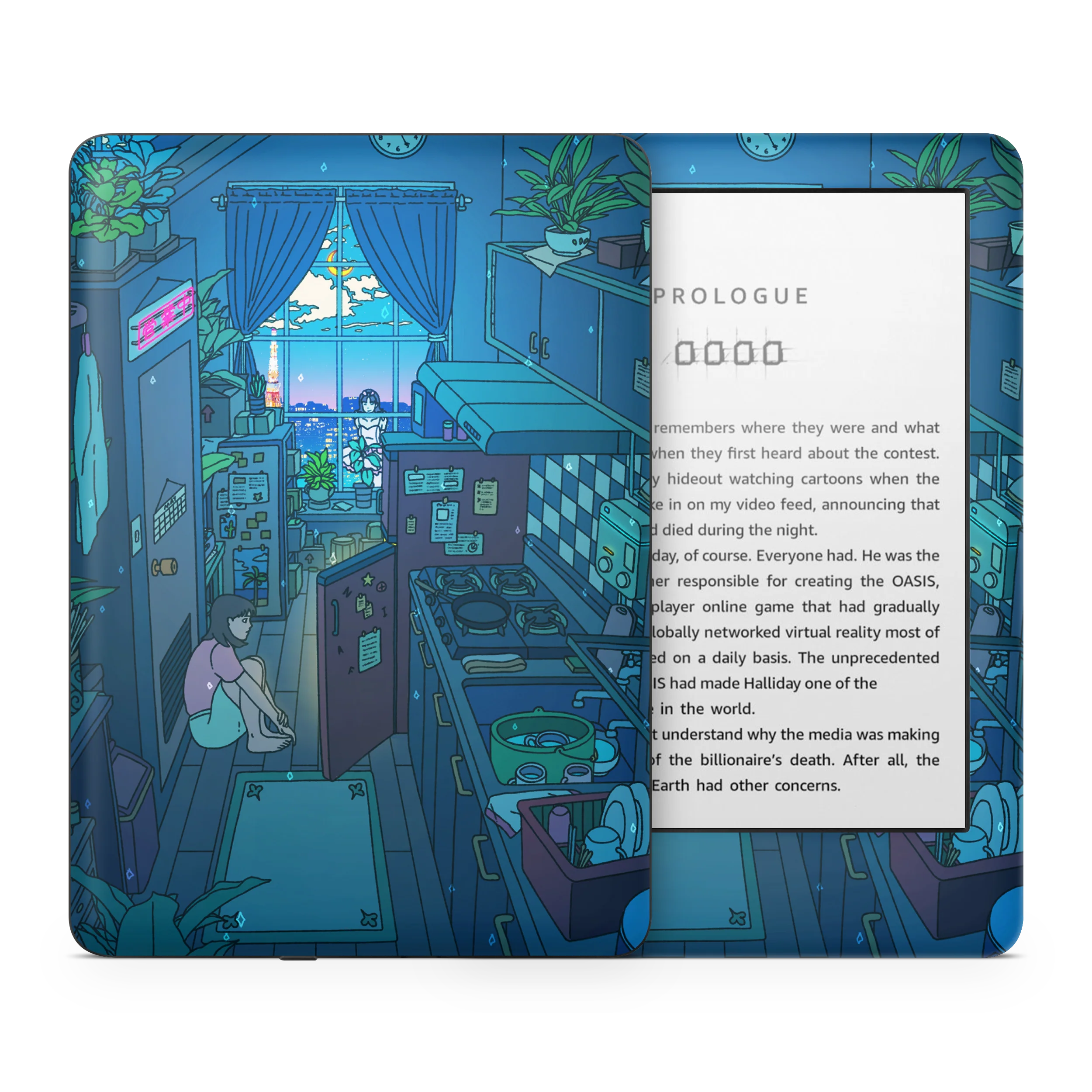 Perfect Blue  Kindle Skin - Image 2