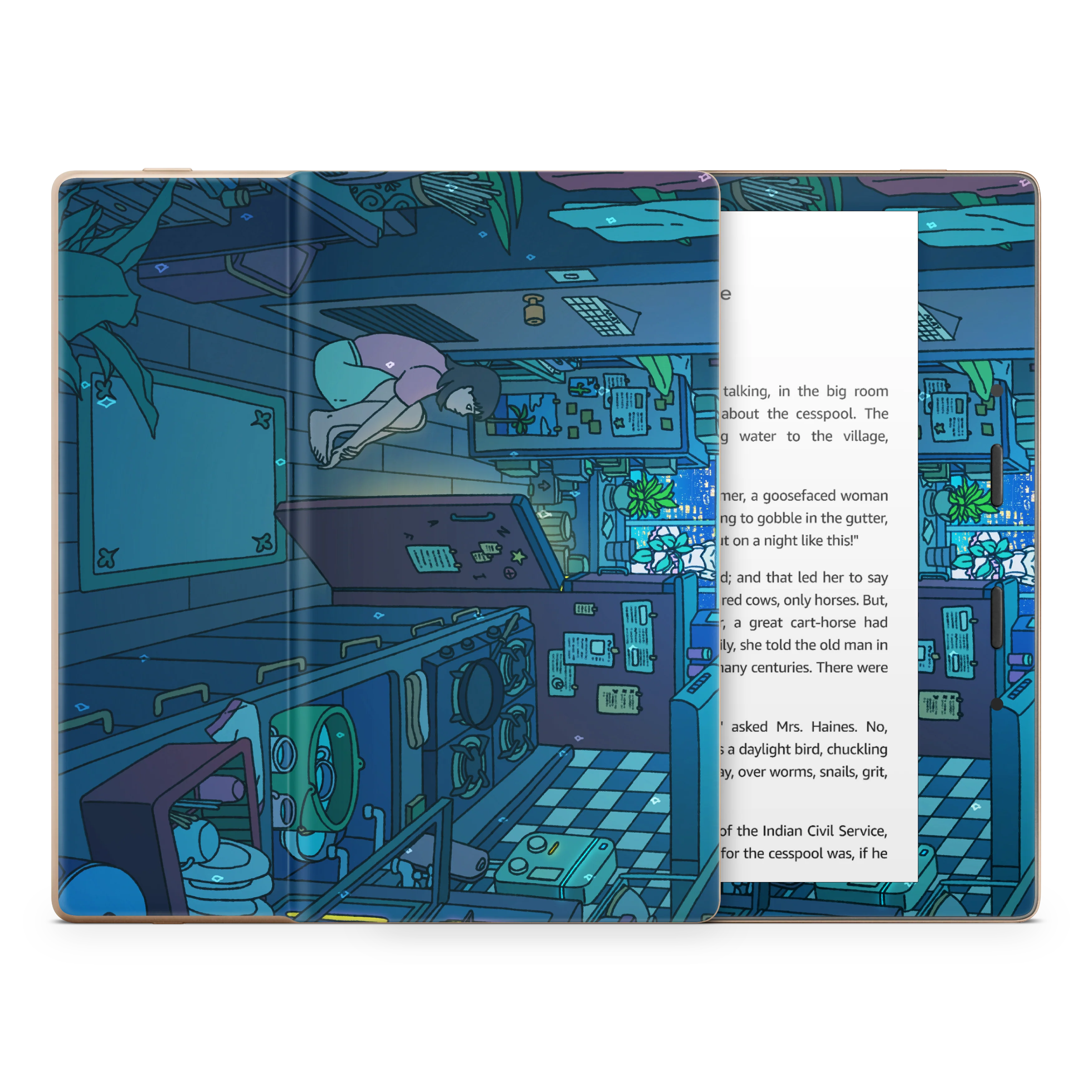 Perfect Blue  Kindle Skin - Image 3